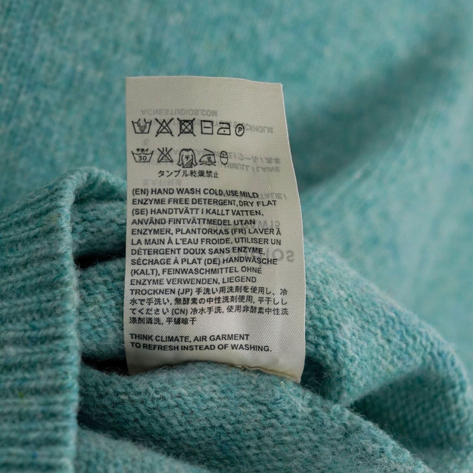 Acne Studios Acne Studios AW15 Henrietta Shet Mint Lambswool Sweater Size M / US 6-8 / IT 42-44 - 7 Thumbnail