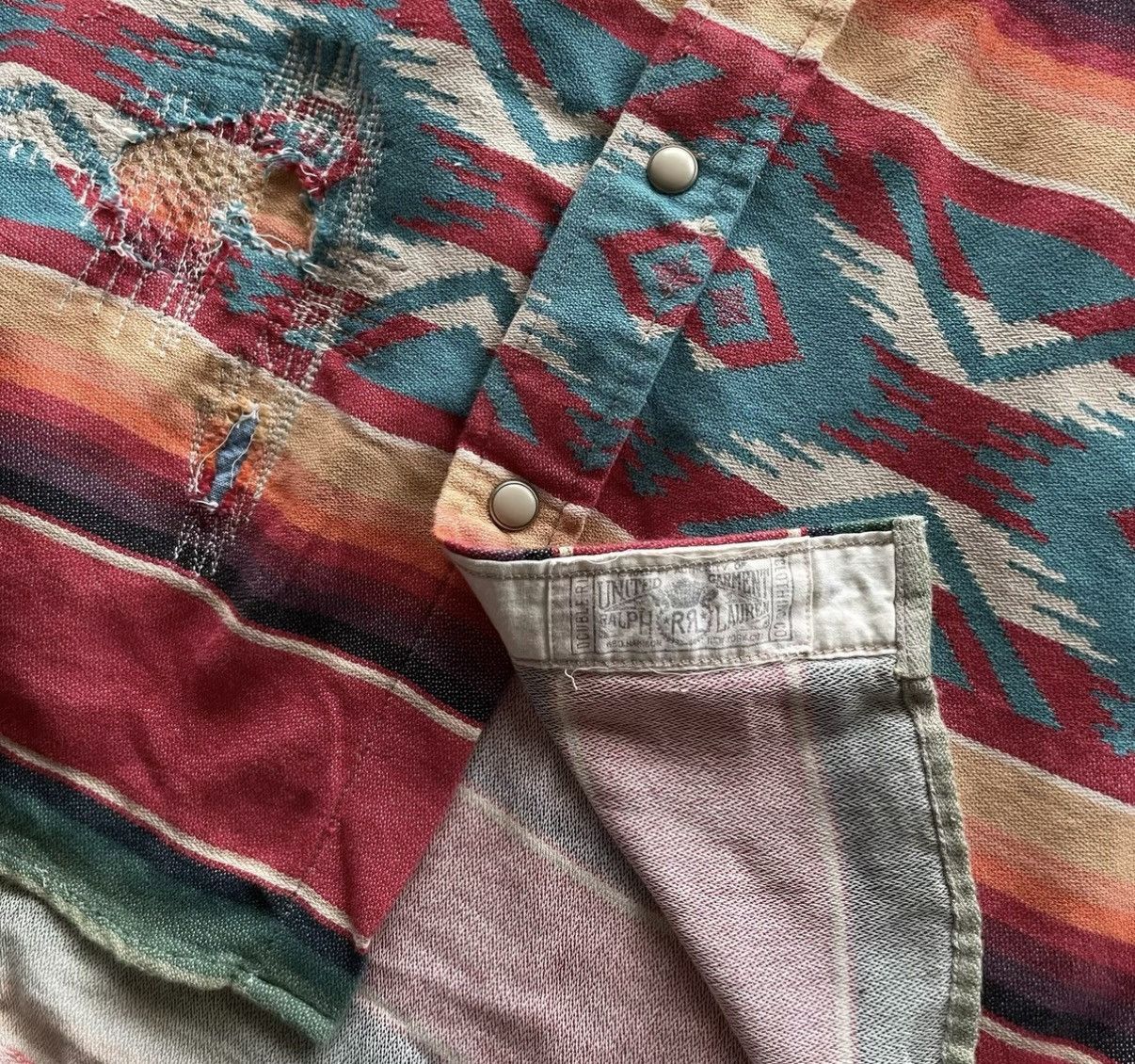 RRL Ralph Lauren RRL Ralph Lauren Rainbow Southwest Shirt K22 Size US S / EU 44-46 / 1 - 7 Thumbnail