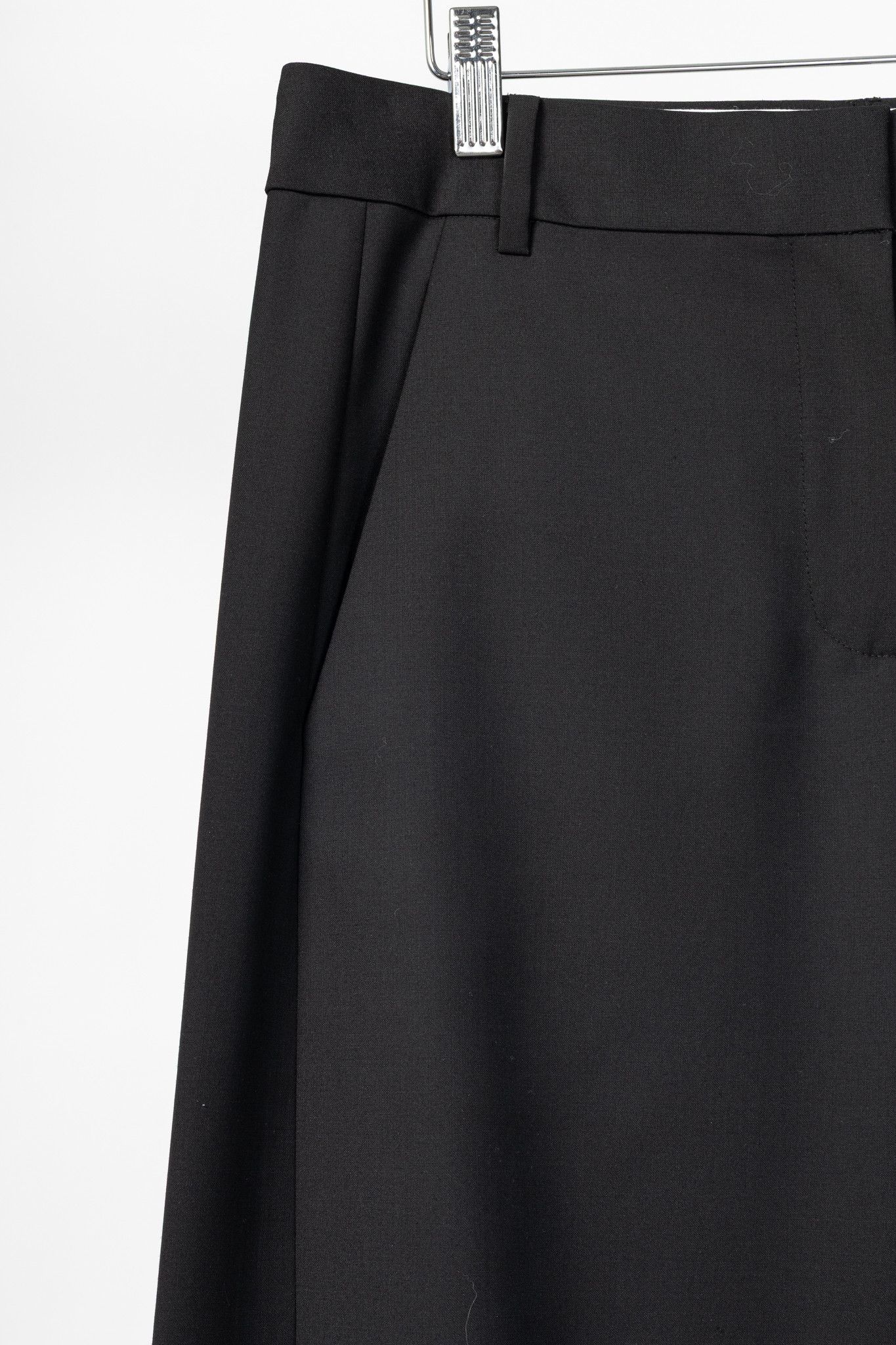 Tibi Tibi Black Tropical Wool Sculpted Trouser Size 27" / US 4 / IT 40 - 4 Thumbnail