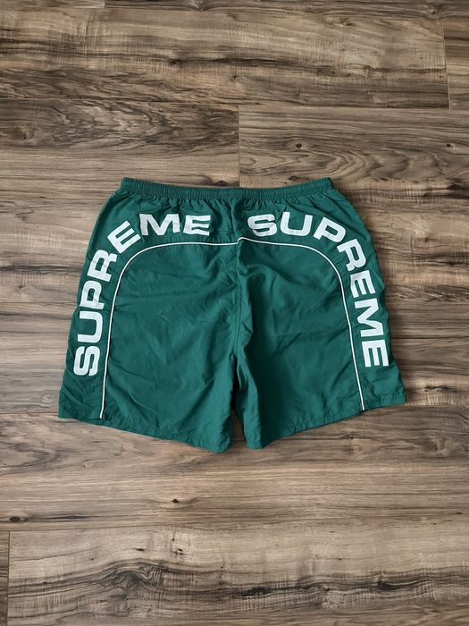 Supreme Sz L Supreme swimming trunks all over print logo