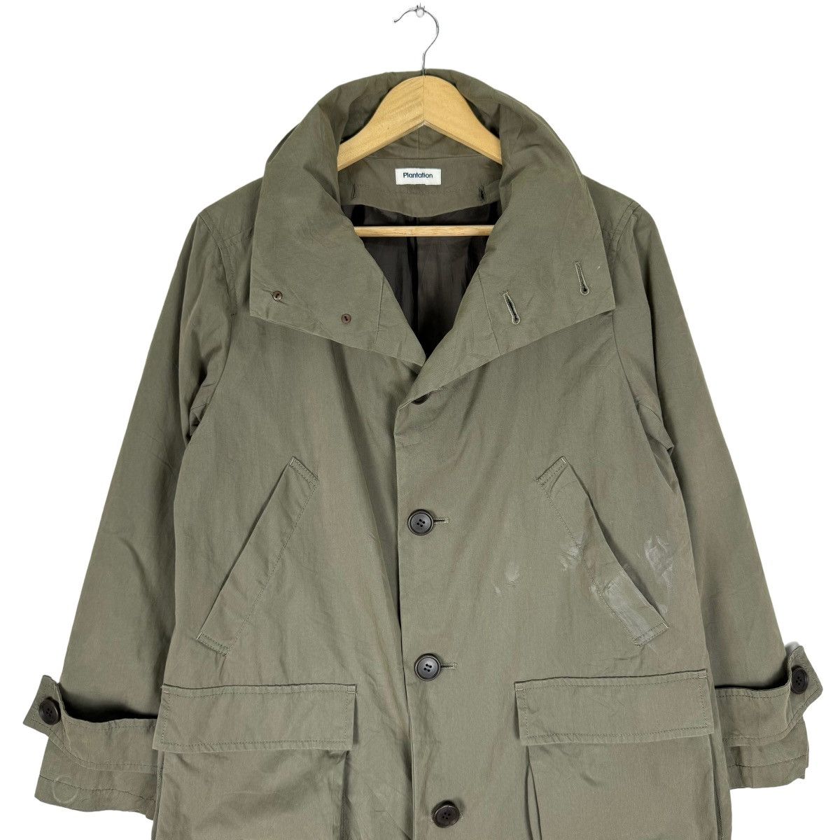 Issey Miyake ❄️PLANTATION ISSEY MIYAKE SHAWL COLLAR BUTTON JACKET Size M / US 6-8 / IT 42-44 - 3 Thumbnail