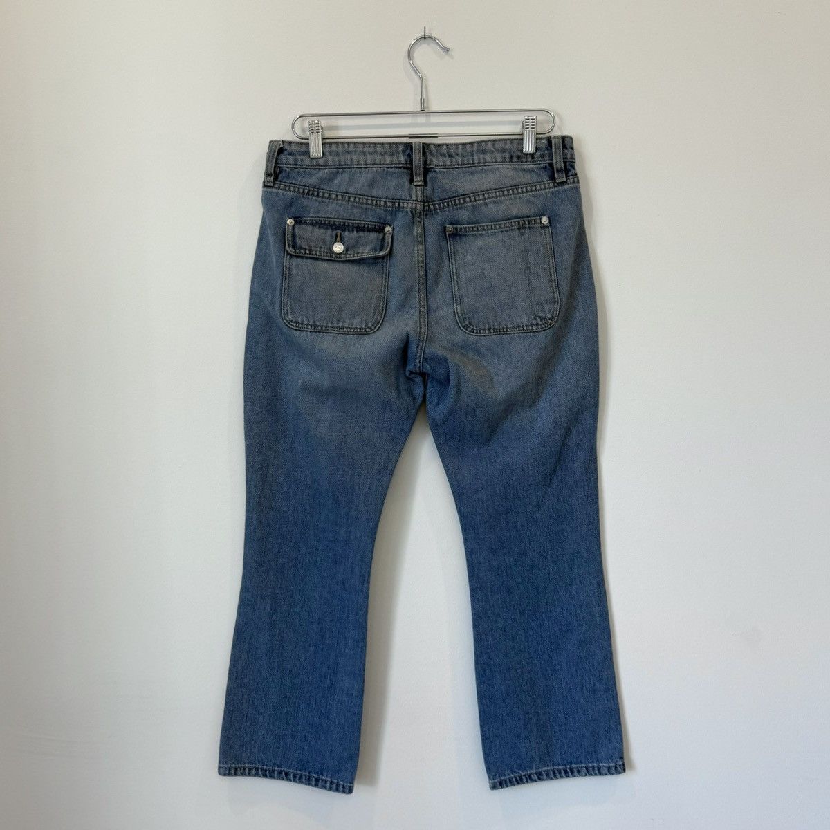 Current/Elliot Current/Elliot “The Cropped Boot” Faded Bootcut Flare Jeans Size US 29 - 7 Thumbnail