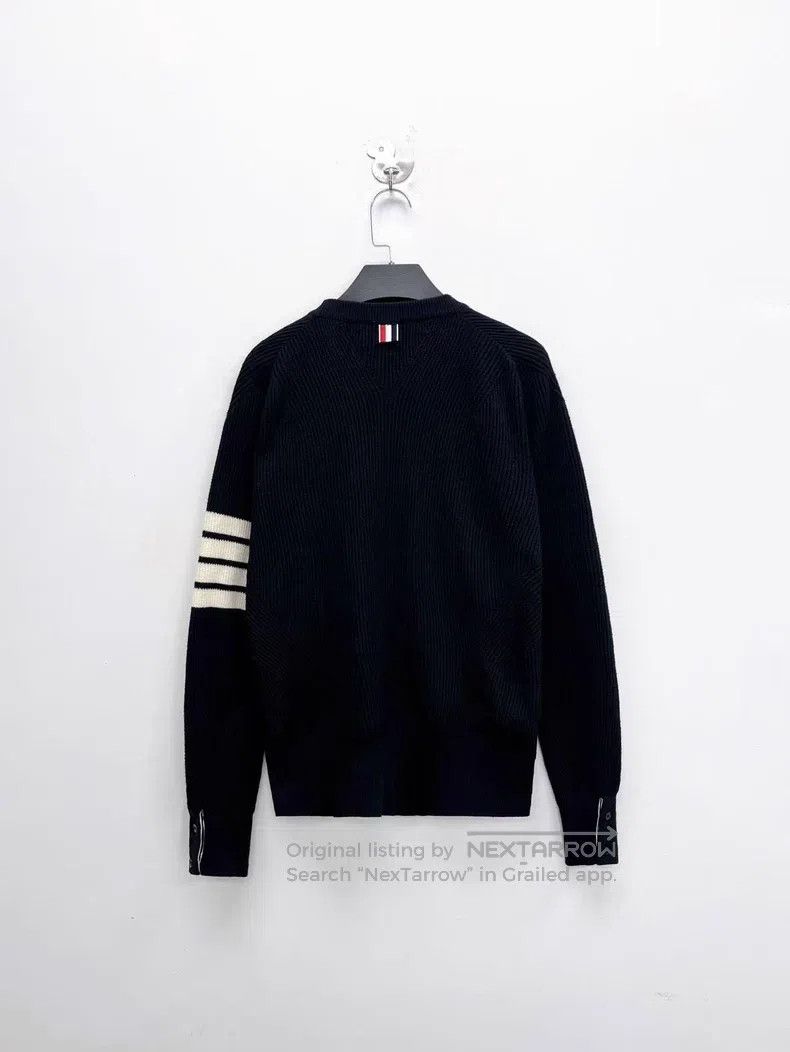 Thom Browne Thom Browne Black Knit Cardigan Jacket Size US S / EU 44-46 / 1 - 2 Thumbnail