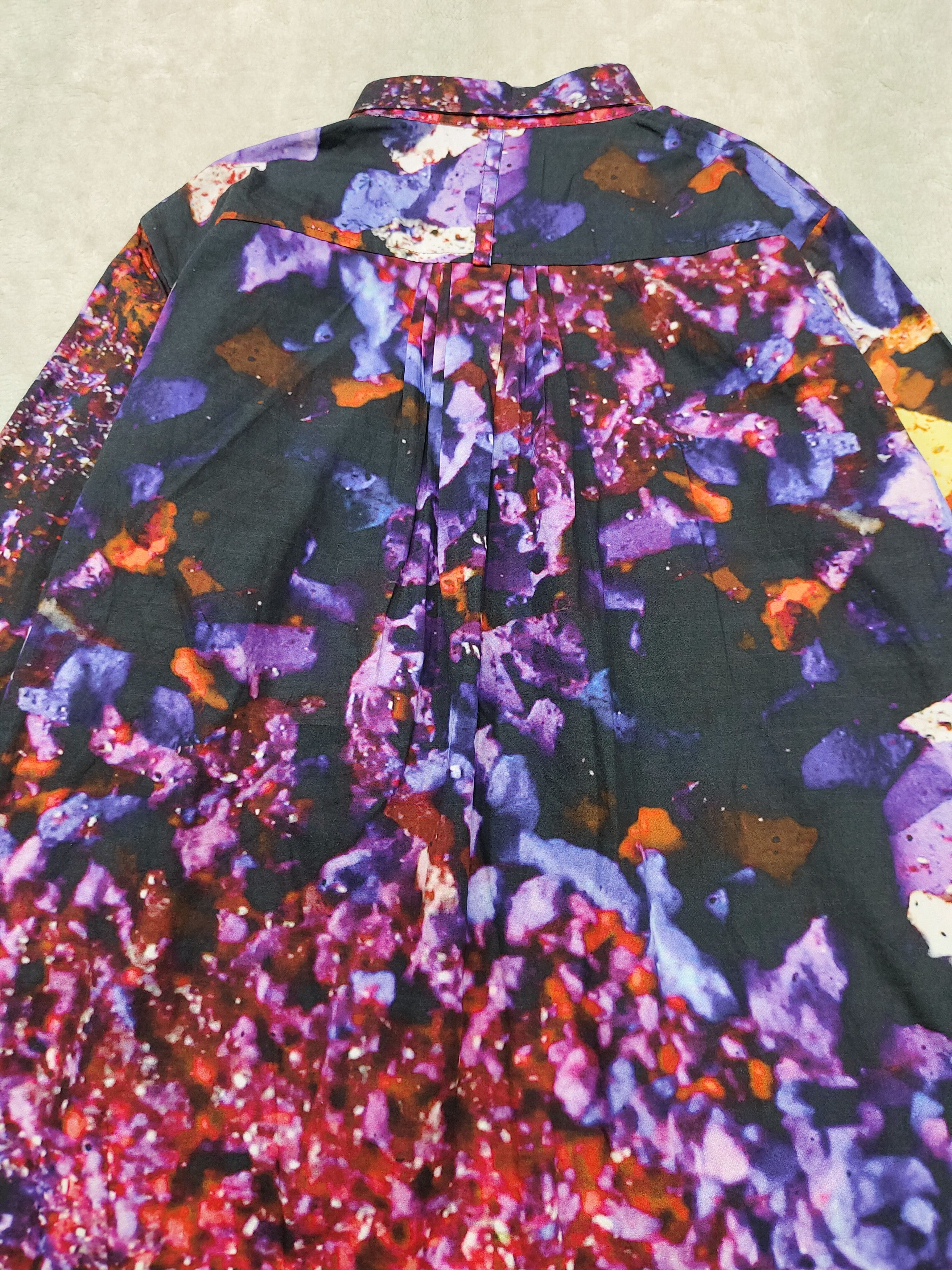 Arts & Science Laitinen- Abstract Multicolor Mineral Art Graphic Shirt Size M / US 6-8 / IT 42-44 - 6 Thumbnail