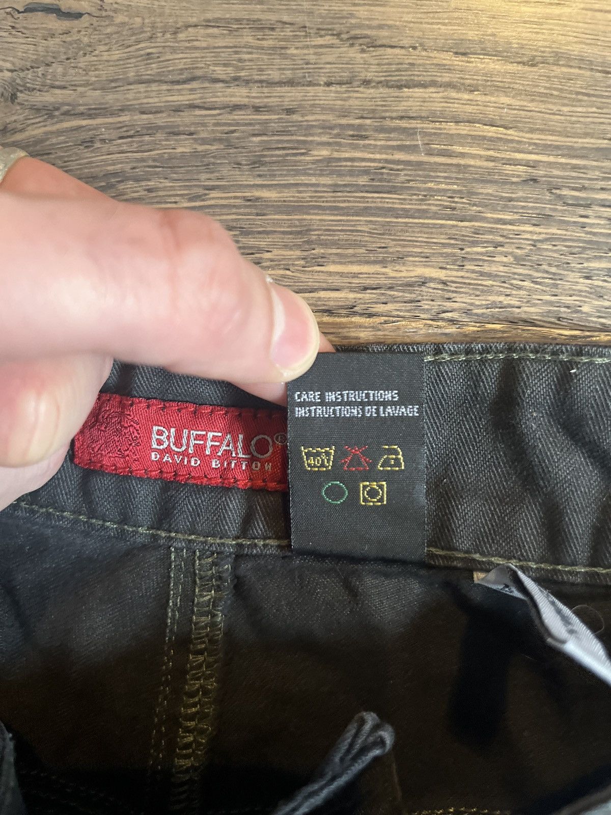 Buffalo David Bitton Overdyed Bondage Military Cargo Pants Size US 33 - 6 Thumbnail