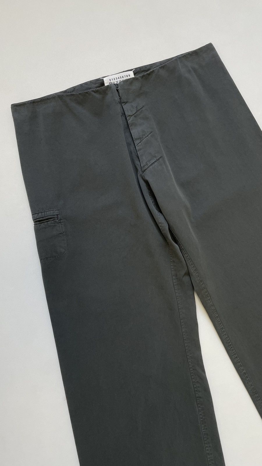 Maison Margiela S/S 06 Gray Cotton Wide Leg Utility Pants Size US 34 / EU 50 - 9 Thumbnail