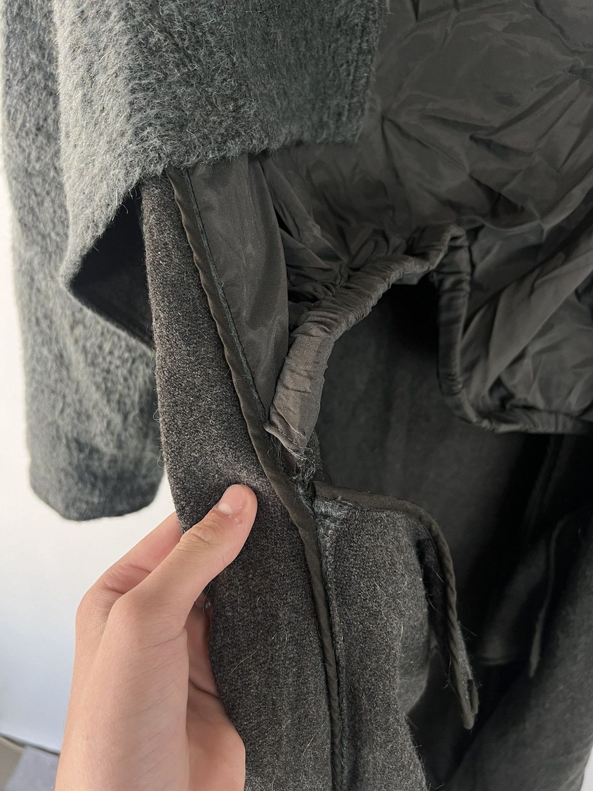Annette Gortz Annette Gortz Schurwolle Mohair Coat Size XL / US 12-14 / IT 48-50 - 18 Thumbnail