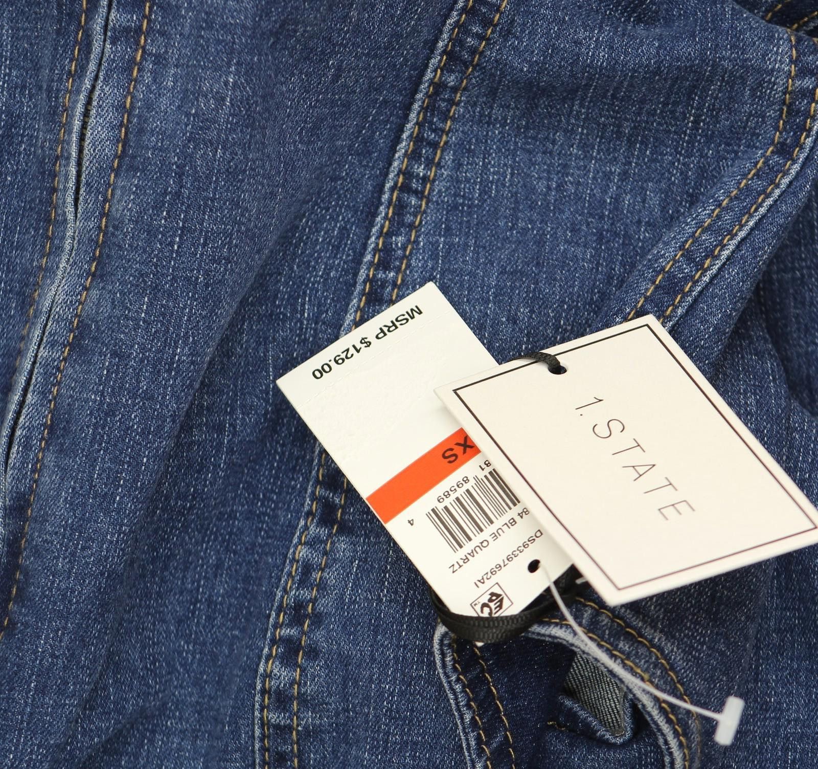 Other Nwt 1. State Womens Denim Dress Ds93397692ai Blue Quart Xs Size XS / US 0-2 / IT 36-38 - 3 Thumbnail