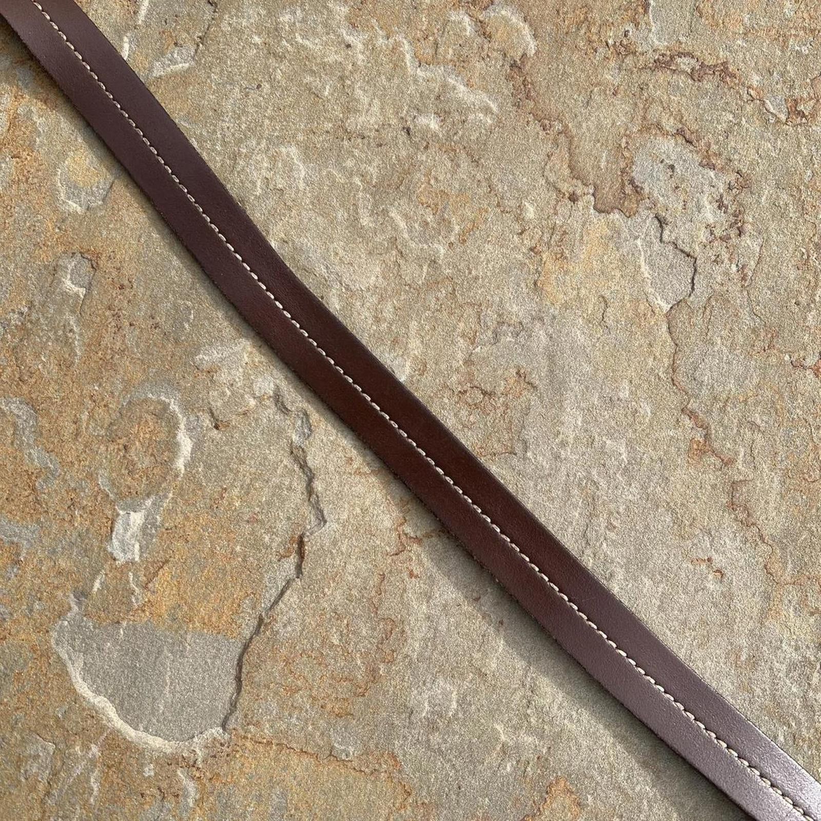 Banana Republic Y2K 2010 Dark Brown Italian Leather Belt Made in Italy Size ONE SIZE - 4 Thumbnail