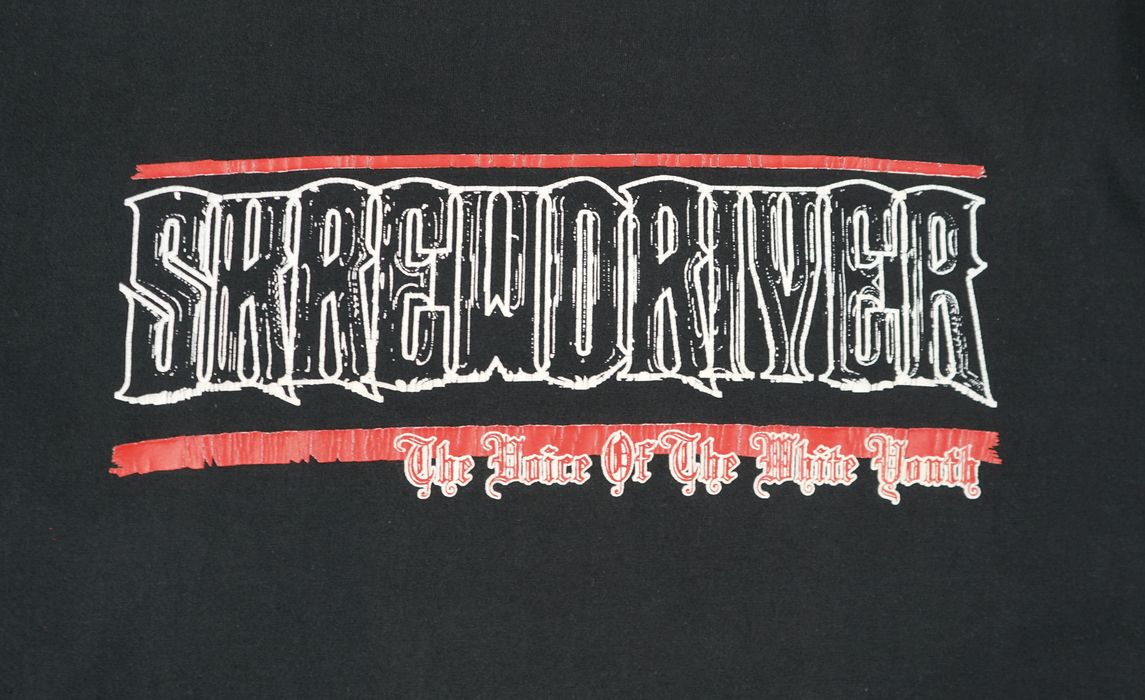 Vintage Vintage 1990s Screwdriver Band Punk Rock TShirt Grailed