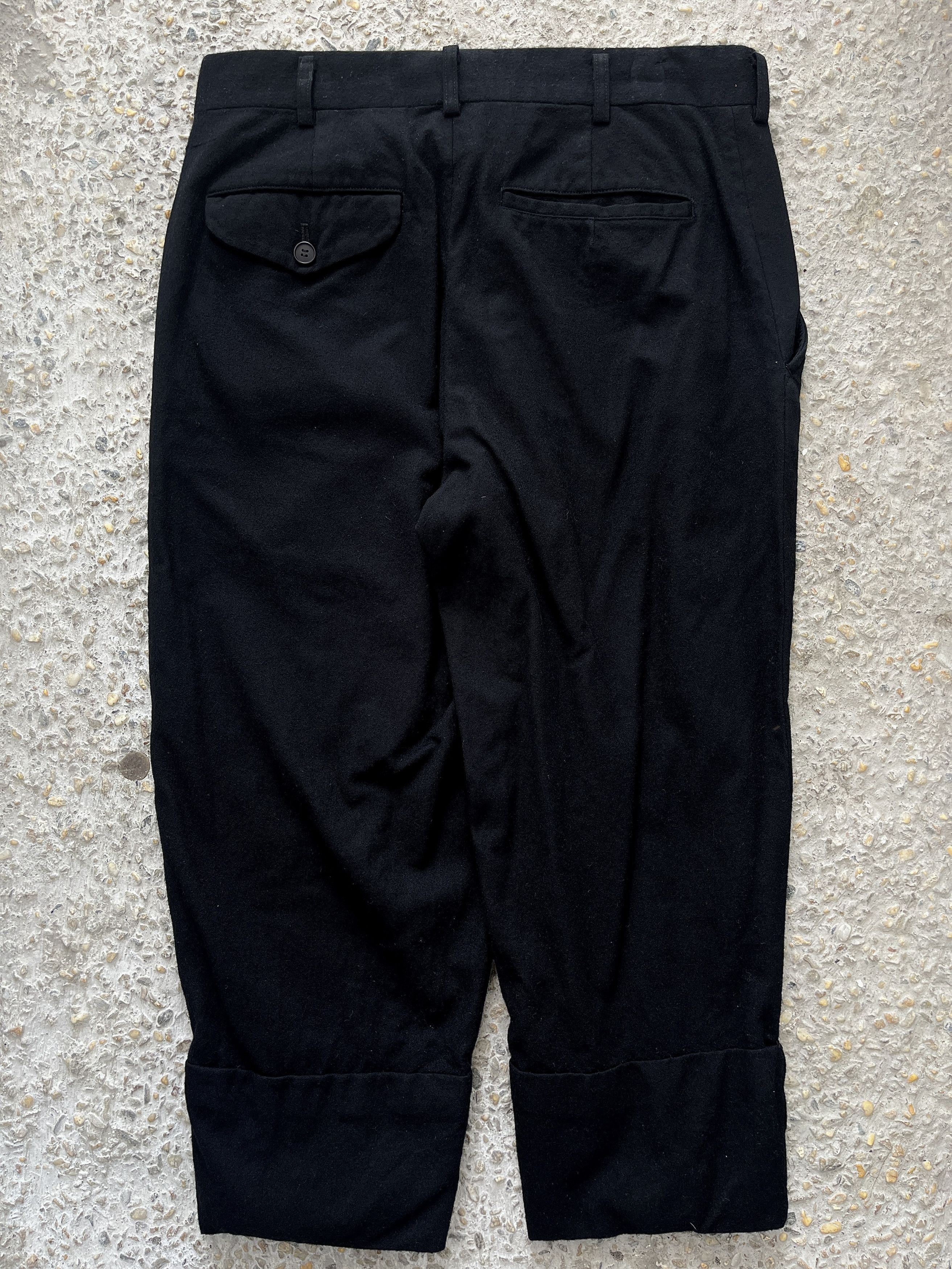 Comme des Garcons Homme Plus FW’12 Wool Cropped Trousers Size US 32 / EU 48 - 5 Thumbnail