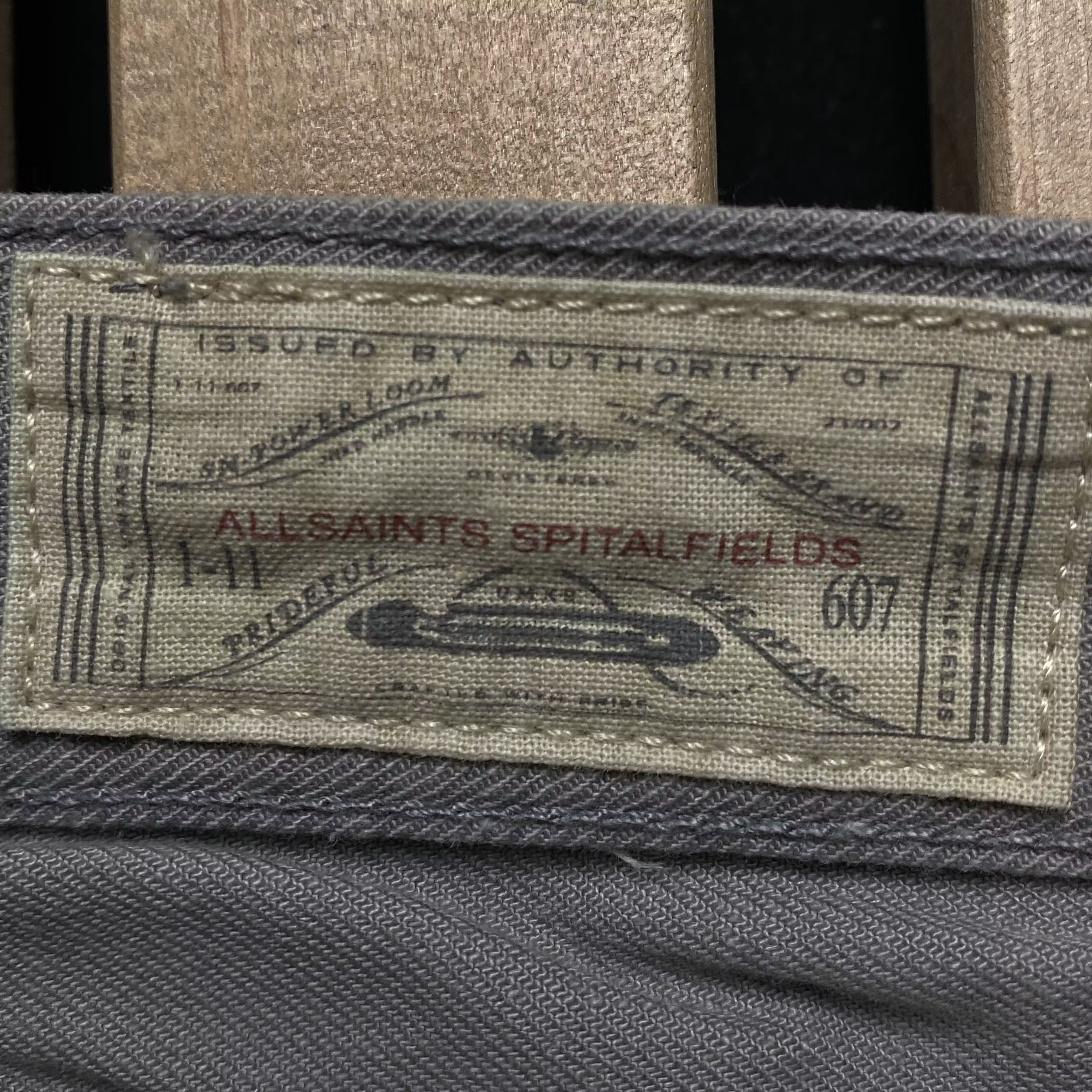 Allsaints Mens Jeans Pants Allsaints Skinny Size 28 Size US 28 / EU 44 - 6 Thumbnail