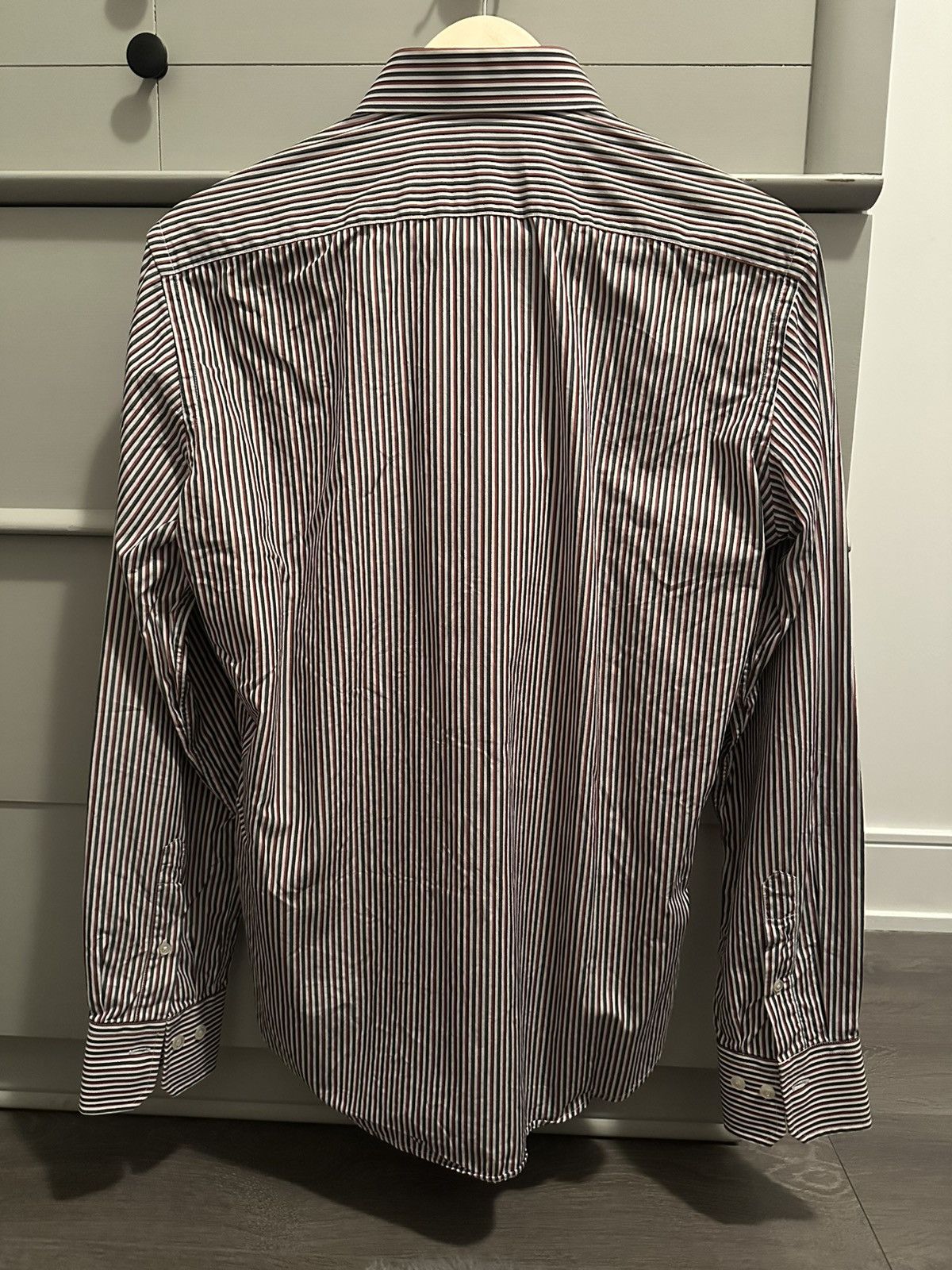Pal Zileri $400 Luxury Pinstripe Dress Shirt Size US M / EU 48-50 / 2 - 4 Thumbnail