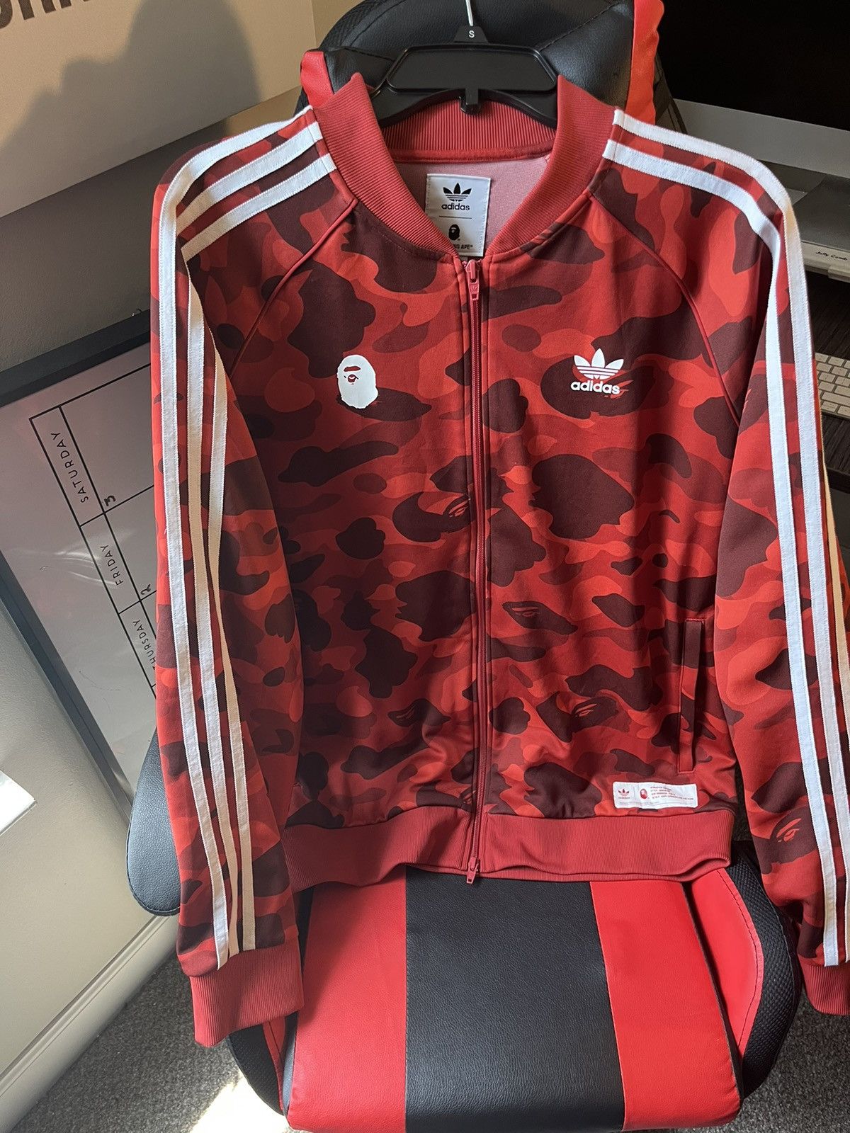 Bape x adidas jacket best sale