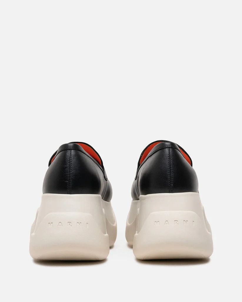 Marni o1w1db11125 Leather Mocassin Loafers in Black Size US 10 / IT 40 - 3 Thumbnail
