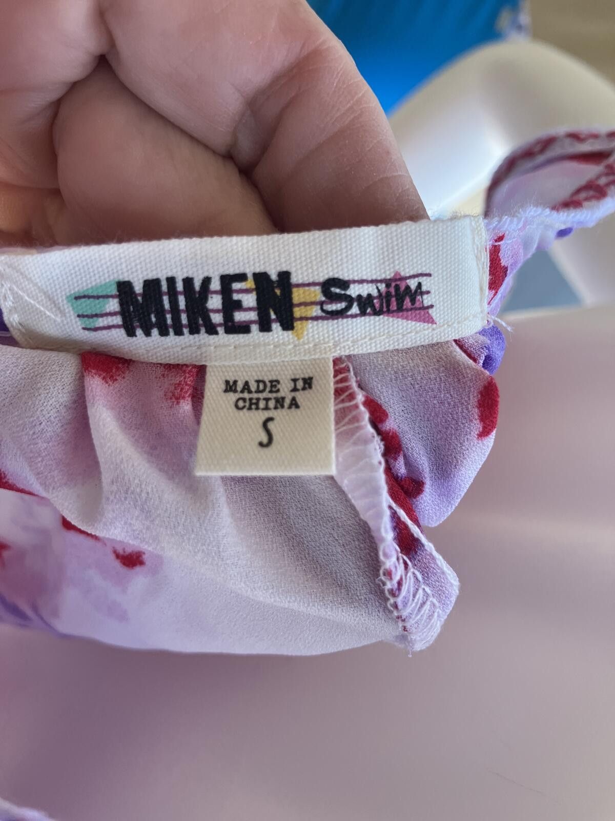 Other NWT Miken Swim Tie-Dye Ruffle Hem Dress Cover-Up Size Small Size ONE SIZE - 2 Thumbnail
