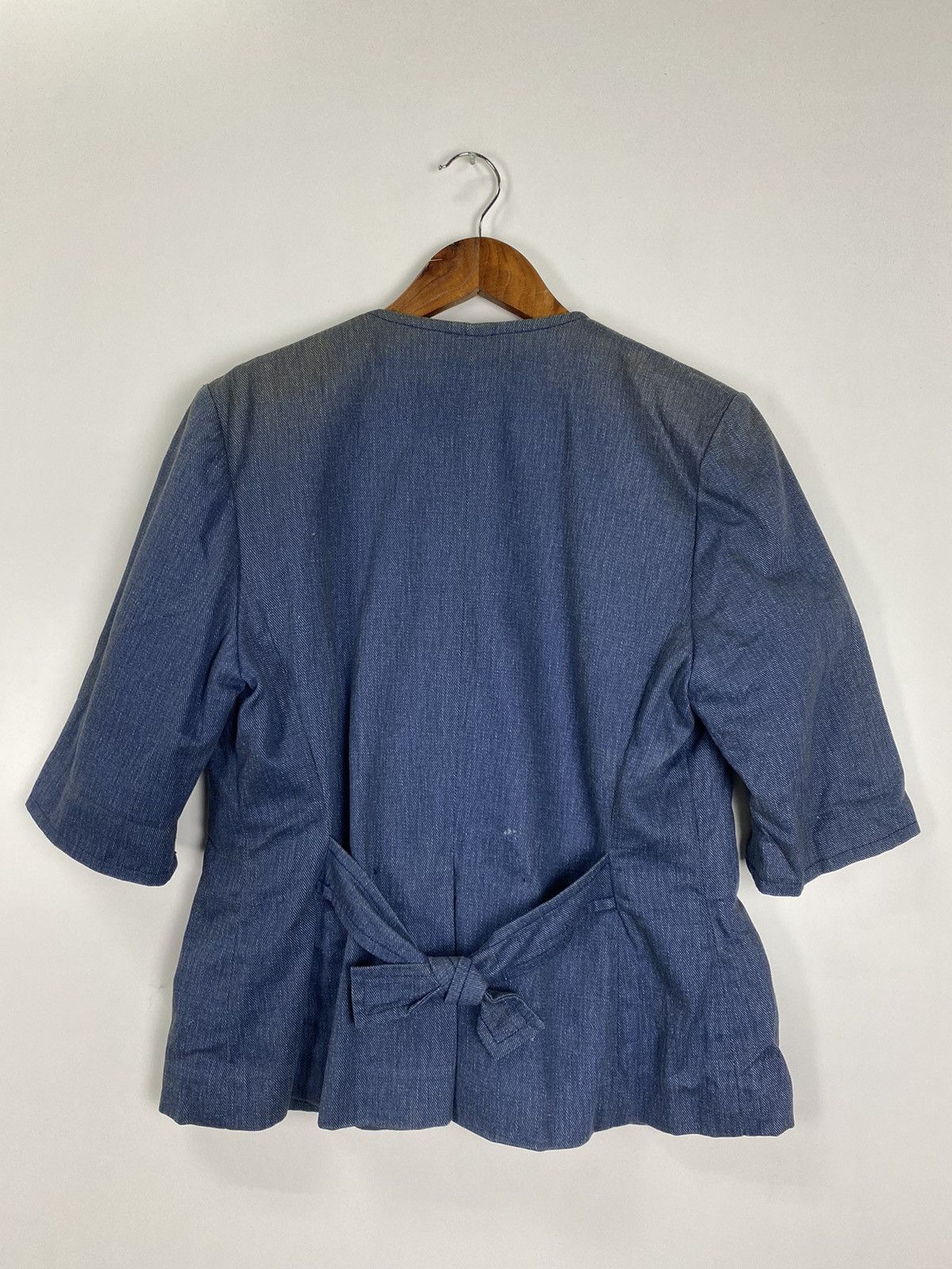 Celine × Vintage Vintage Celine Paris denim jacket Size M / US 6-8 / IT 42-44 - 11 Thumbnail