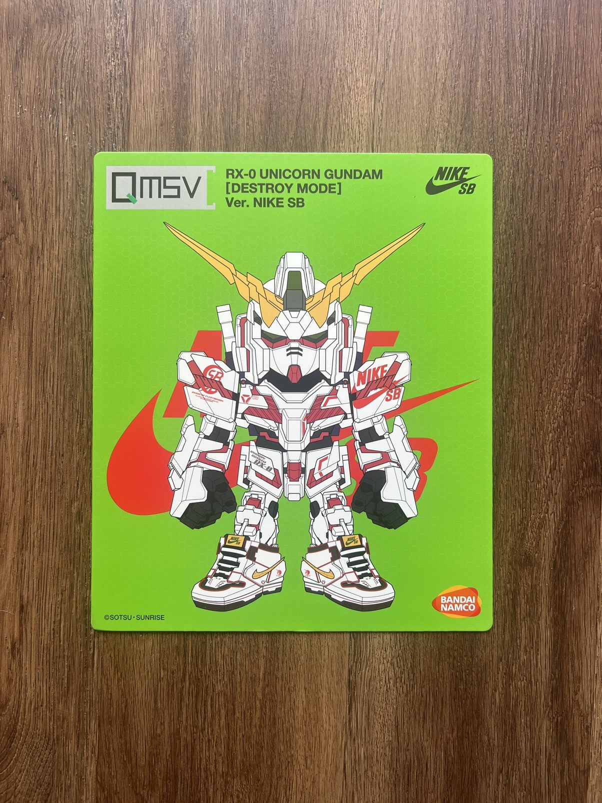 Nike Bandai Gundam x Nike SB Unicorn QMXV RX-0 Action Figure Size ONE SIZE - 3 Thumbnail