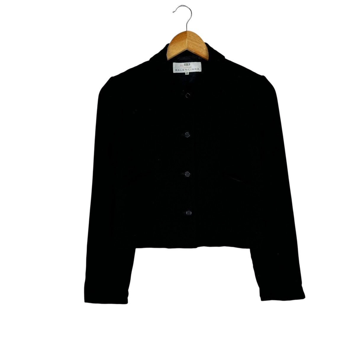 Balenciaga 🌟BALENCIAGA CROPPED BUTTON JACKET Size S / US 4 / IT 40 - 7 Thumbnail