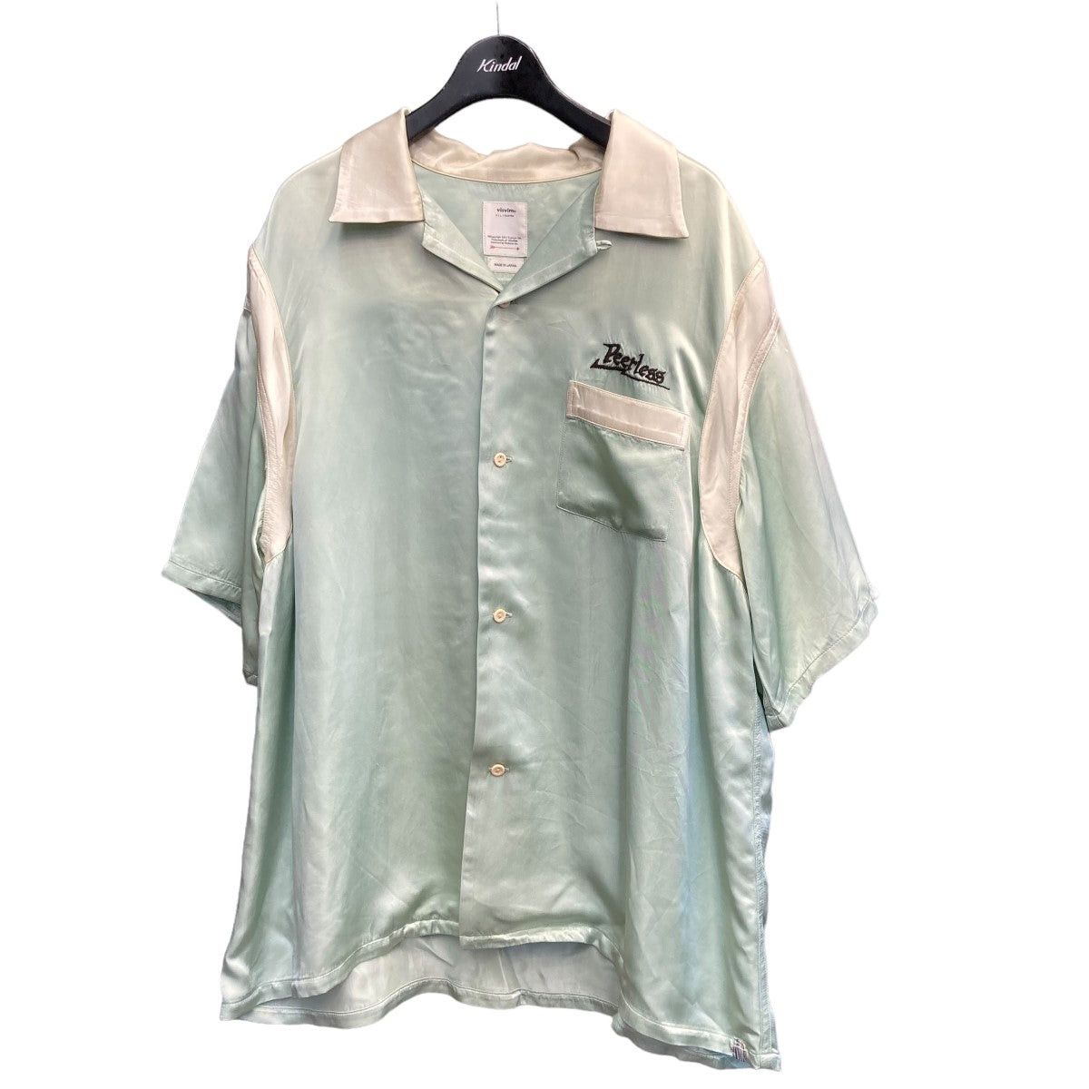 Visvim visvim 24SSSHIRT S s satin open collar shirt 0124105011001 Size US XL / EU 56 / 4 - 1 Thumbnail