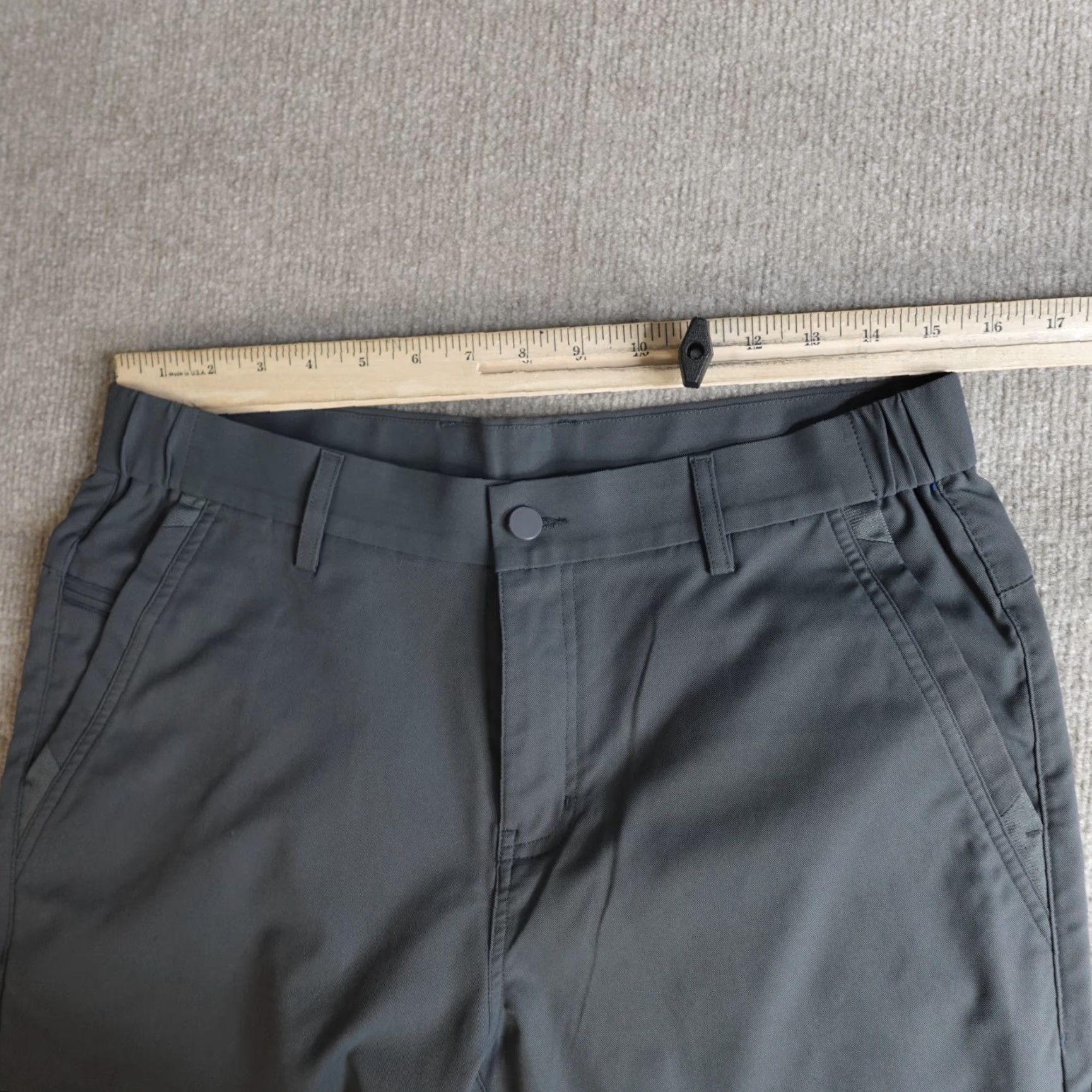 Vintage Jack Archer Pants 32 x 28 Gray Charcoal Solid Stretch Waist Size US 32 / EU 48 - 5 Thumbnail