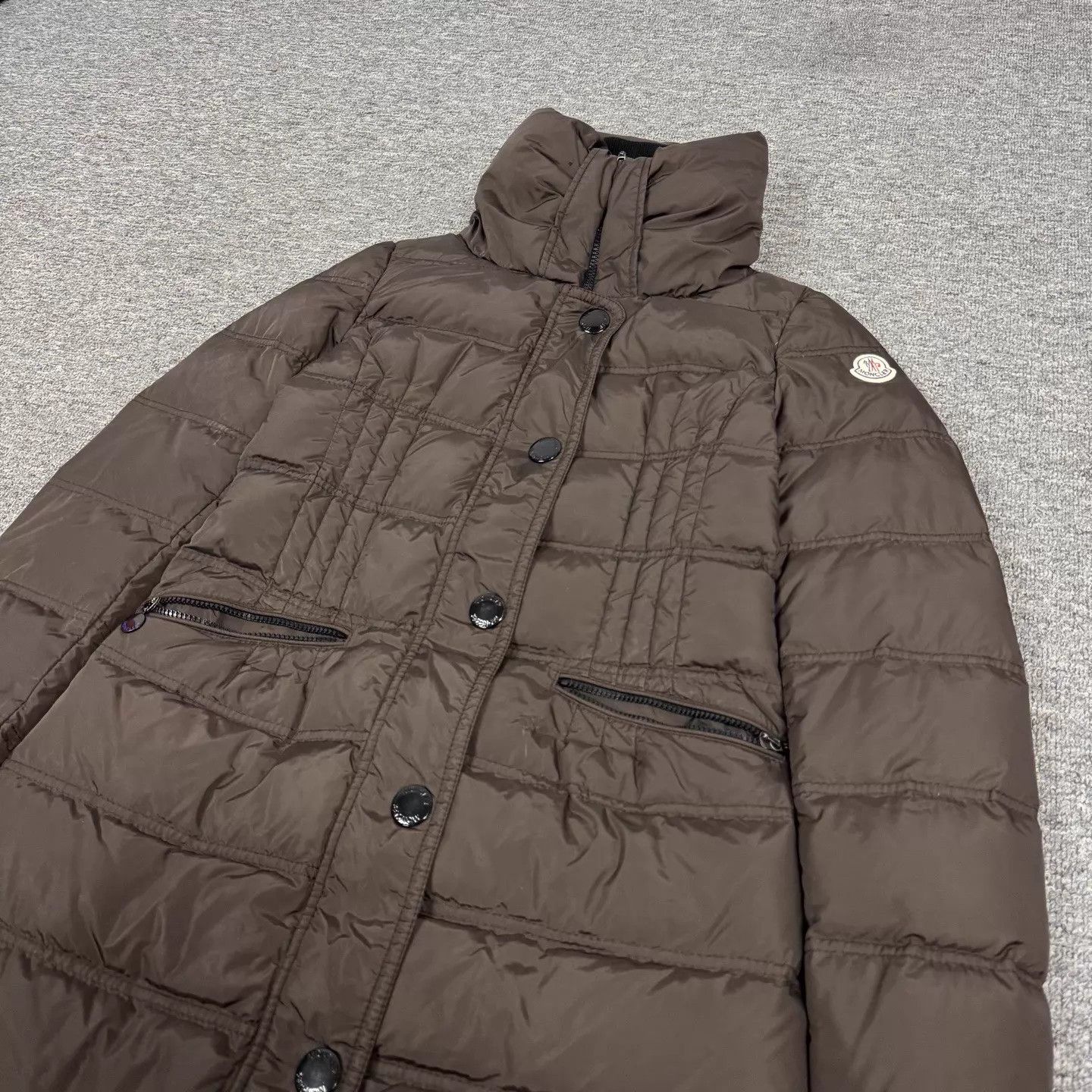 Moncler Moncler Vos Giubbotto mid stand-collar puffer 1 99new Size S / US 4 / IT 40 - 4 Thumbnail