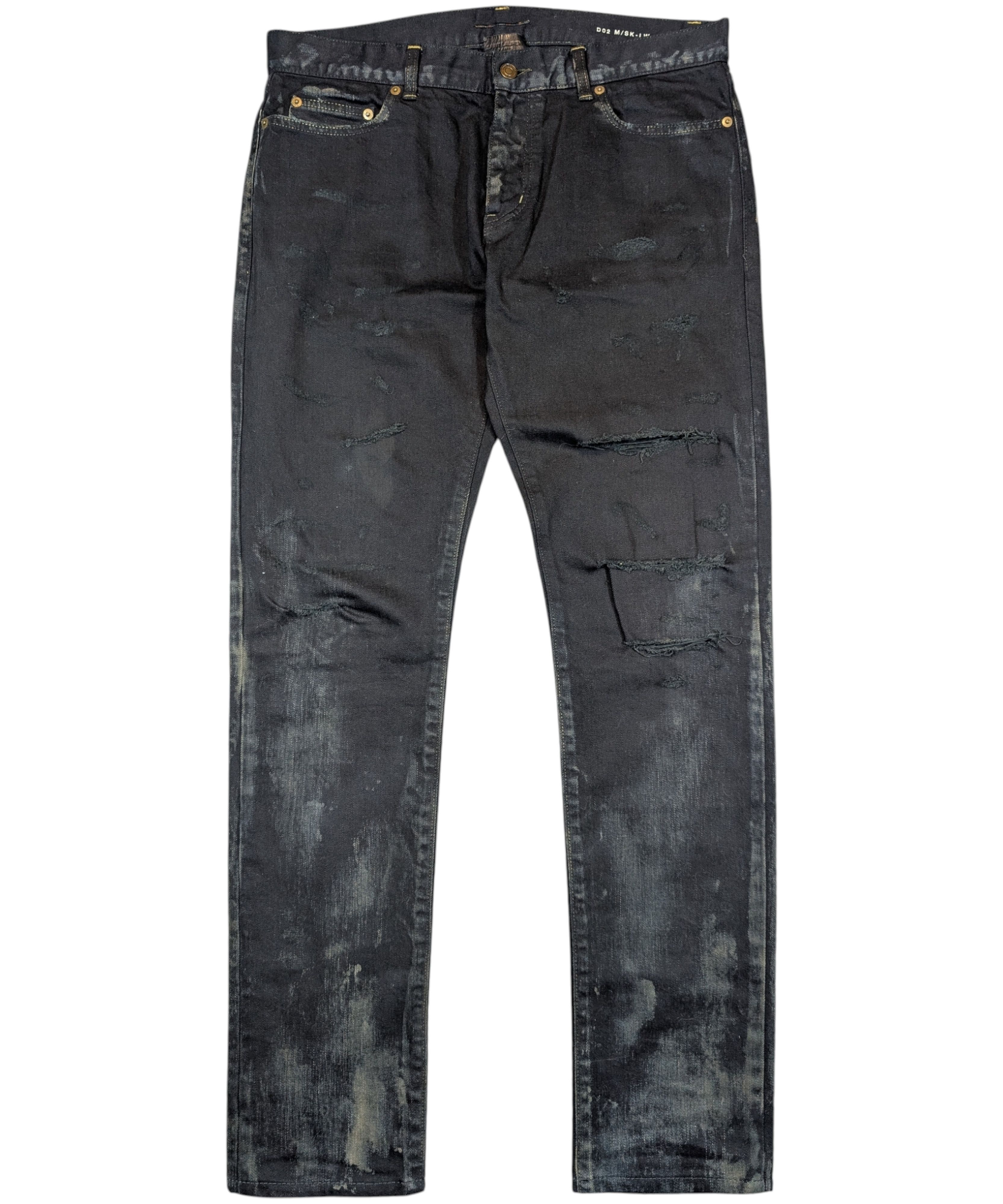 Saint Laurent Paris Saint Laurent FW16 Hedi Slimane Oil Spill