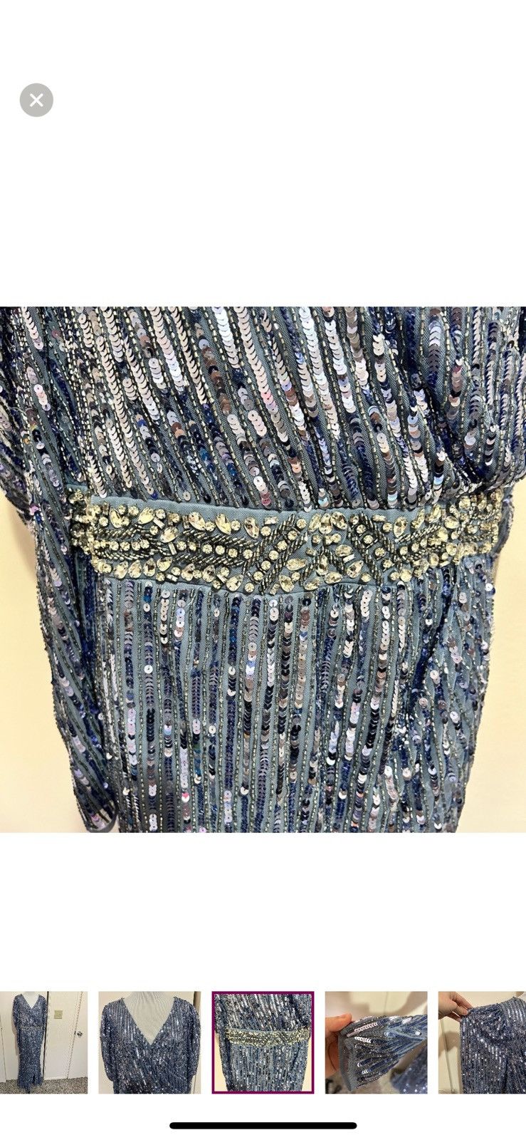 Mac Duggal Mac duggal long sleeved sequin formal gown size 16 Size XXL / US 16-18 / IT 52-54 - 3 Thumbnail