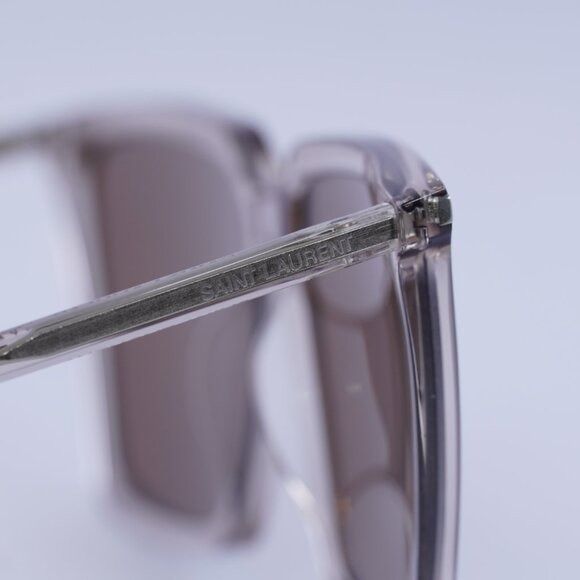 Saint Laurent Paris New Saint Laurent SL474 003 Sunglasses - Nude Frame, Brown Size ONE SIZE - 9 Thumbnail