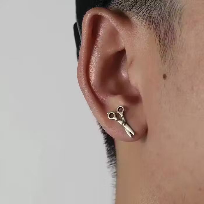 Designer × Vintage vintage scissors ear studs Size ONE SIZE - 1 Thumbnail