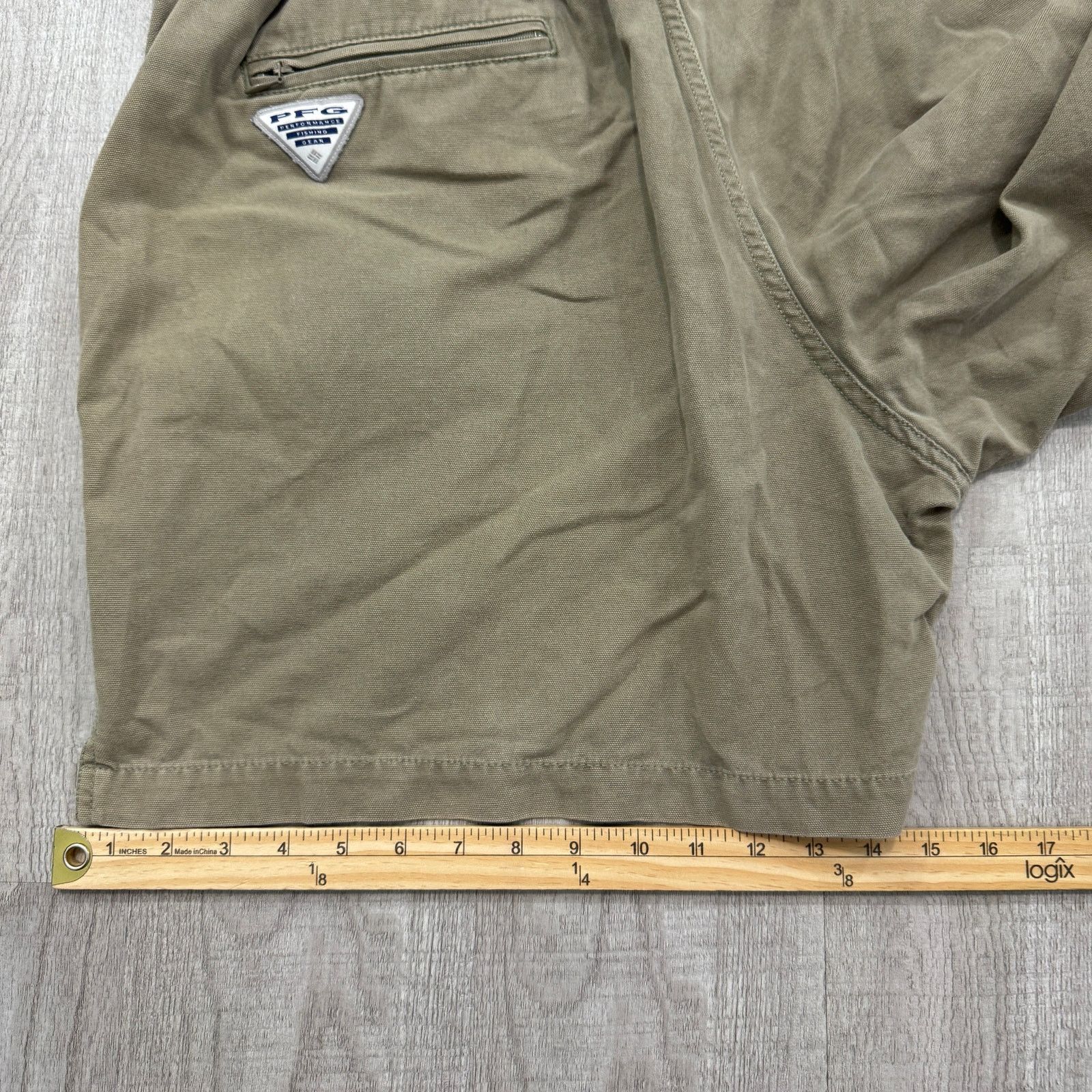 Columbia Columbia PFG Cargo Shorts Men's Extra Large XL Green Faded Size US 38 / EU 54 - 8 Thumbnail