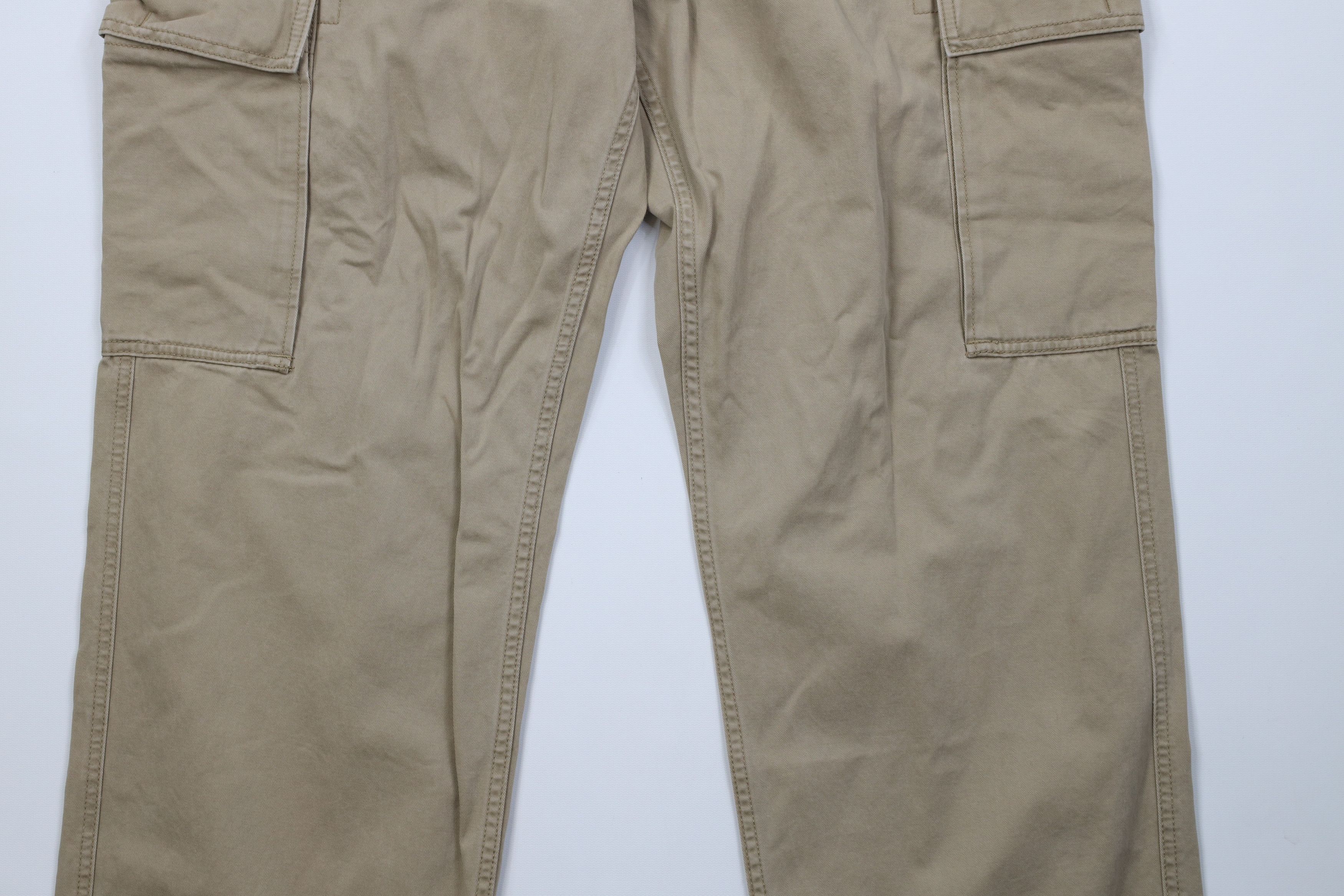 Eddie Bauer Vintage Eddie Bauer Baggy Wide Leg Cargo Pants Beige Cotton Size US 40 / EU 56 - 4 Thumbnail