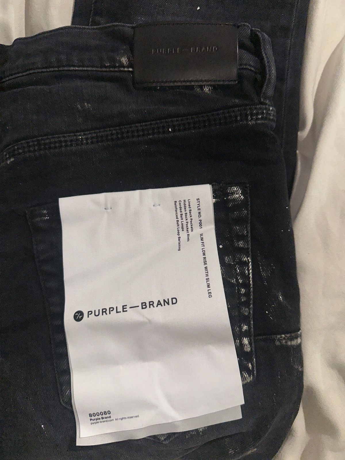 Purple Brand Purple Jeans P001 Size US 33 - 2 Thumbnail