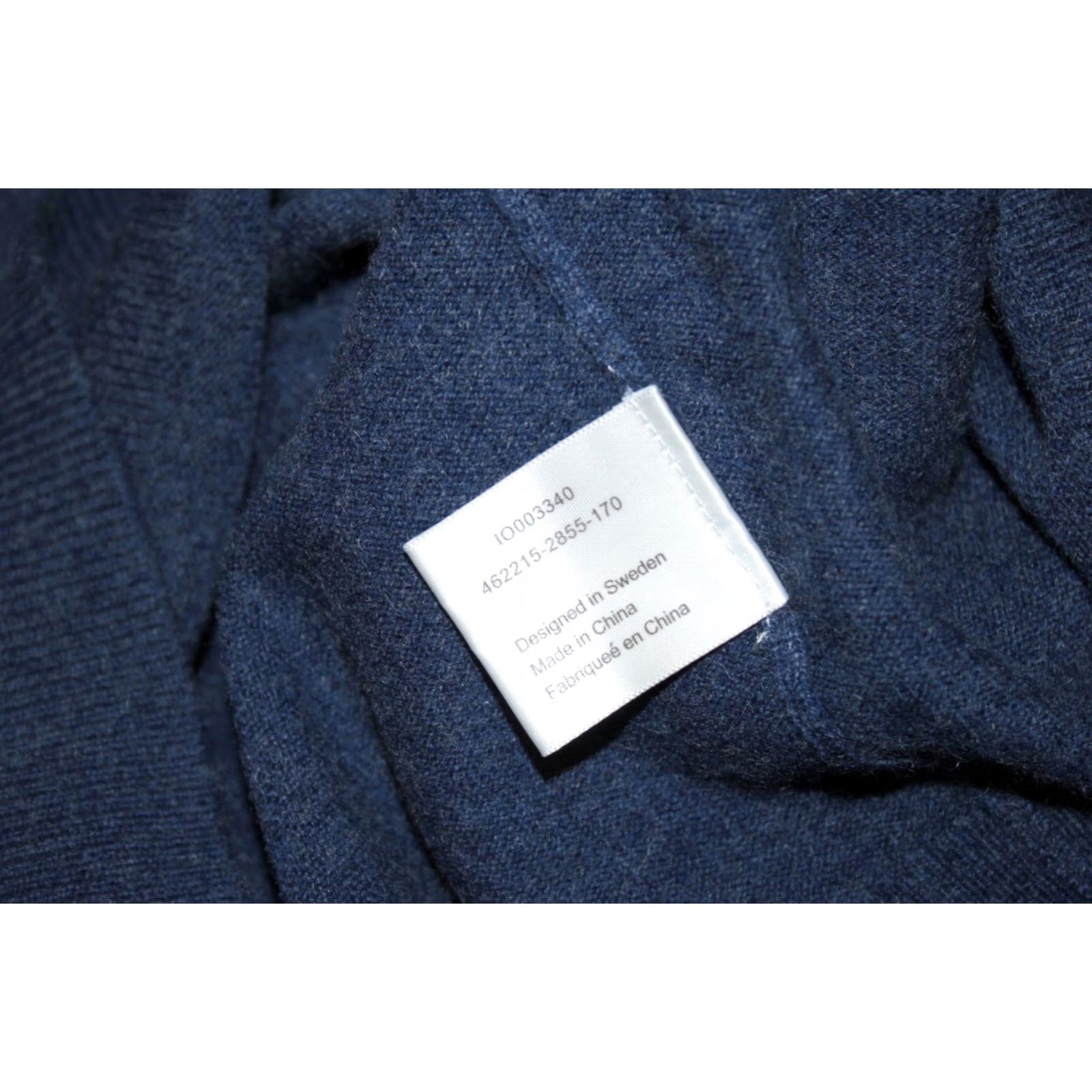 Vintage Stenstroms Jumper Cardigan XL Blue 100% Cashmere Womens Size XL / US 12-14 / IT 48-50 - 6 Thumbnail
