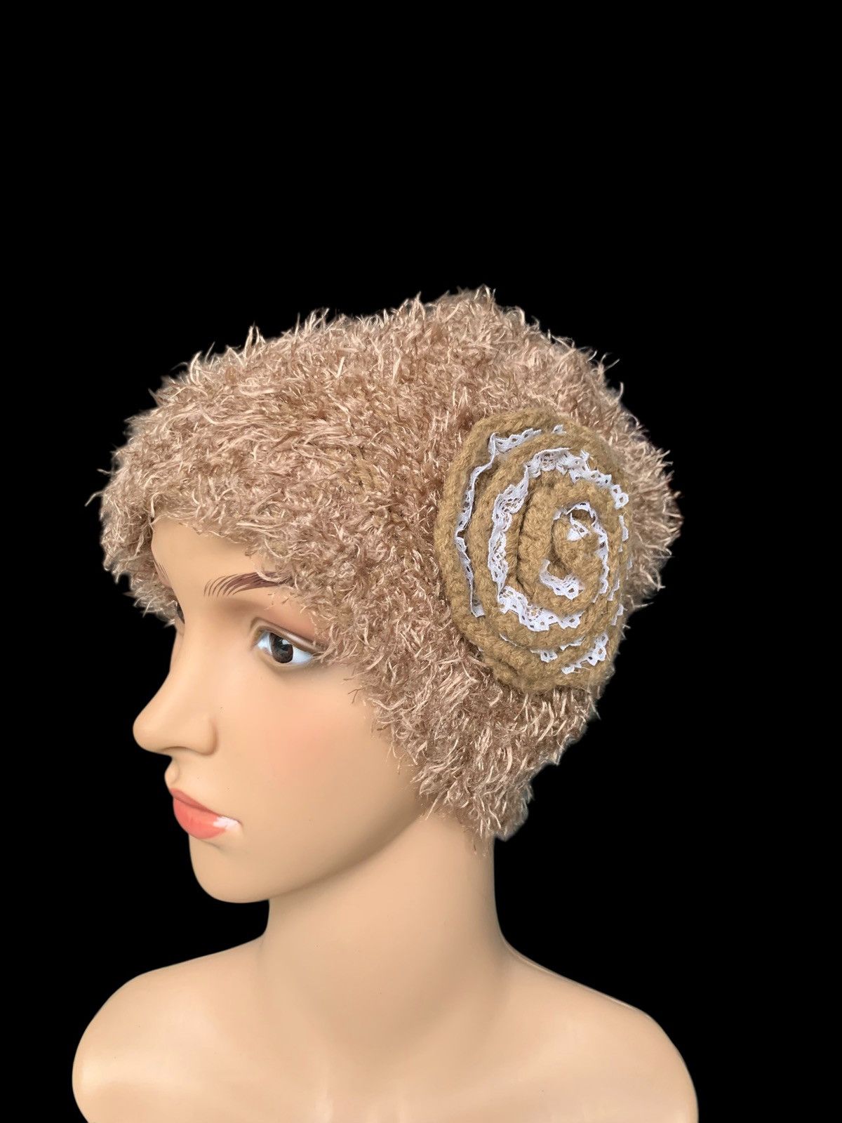 Japanese Brand × Kapital × Vintage Japanese Mohawk Fur Big Beanie Hat Size ONE SIZE - 1 Thumbnail