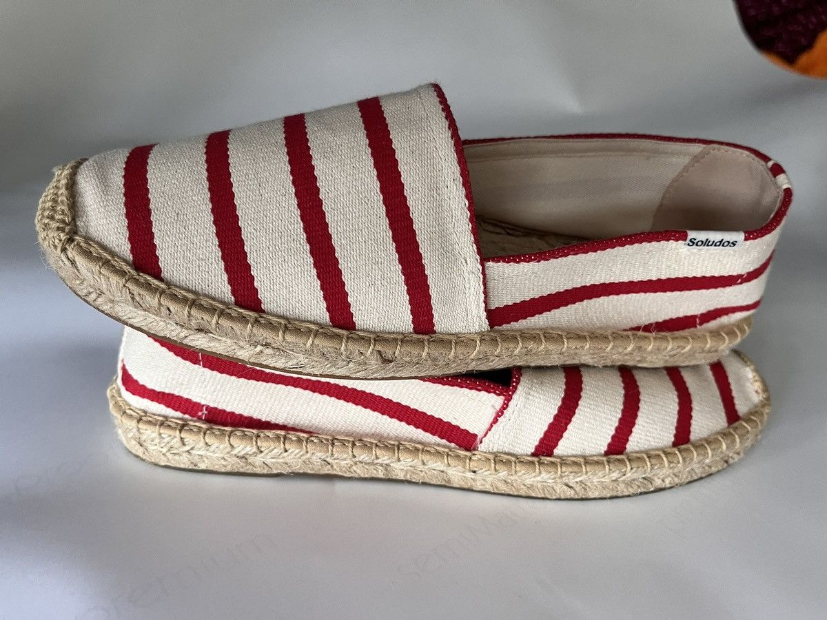 Soludos Soludos Striped Red and White Espadrilles size 8-8.5 Size US 8 / IT 38 - 5 Thumbnail