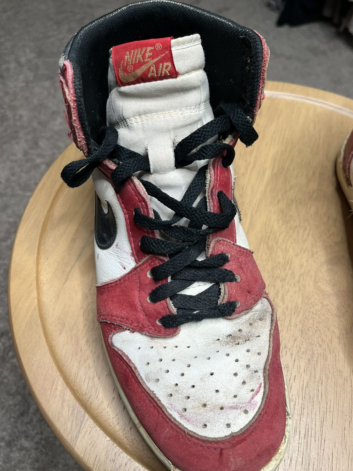 Jordan Brand × Nike × Vintage 1985 Jordan 1 Size US 9 / EU 42 - 6 Thumbnail