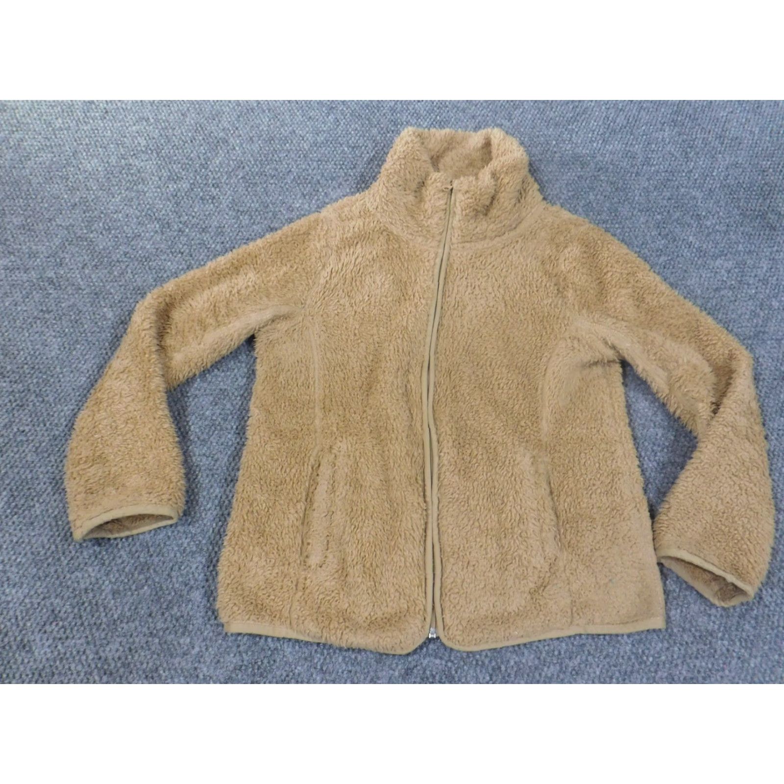 Tommy Hilfiger Tommy Hilfiger Jacket Women S Beige Quilted Fleece Zip Polyester Outdoor Casual Regular Size S Size S / US 4 / IT 40 - 2 Thumbnail