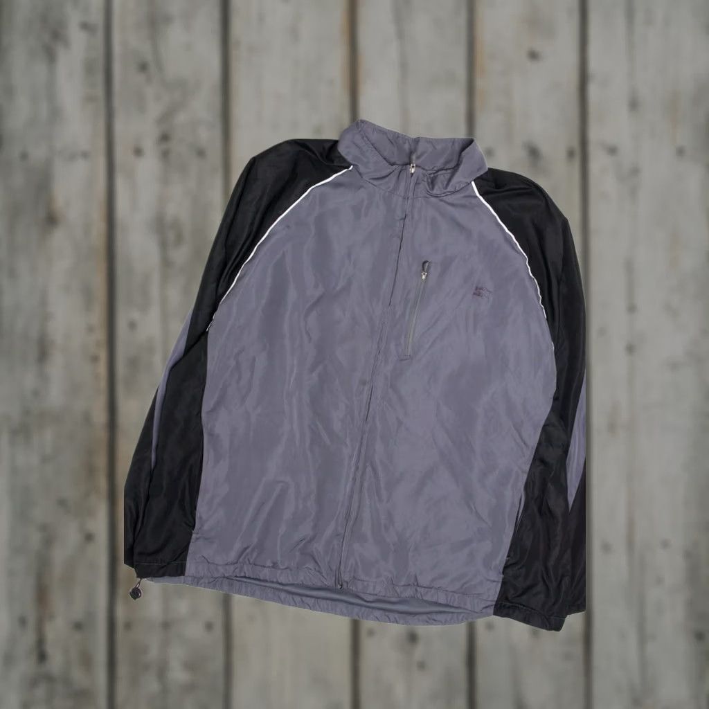 Starter VINTAGE Starter Windbreaker Jacket XX-Large Ash Grey 90s Hip Hop Style Mens Size US XXL / EU 58 / 5 - 1 Thumbnail