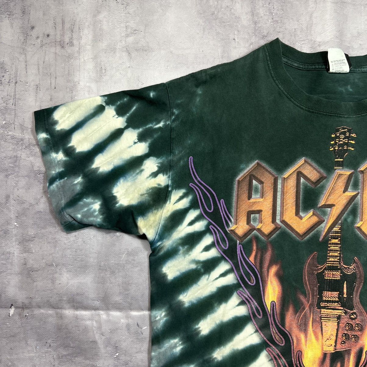 AC/DC Rare! Ac/Dc Liquid Blue Hells Bells Overprint Tee 00s Vtg Size US L / EU 52-54 / 3 - 2 Thumbnail