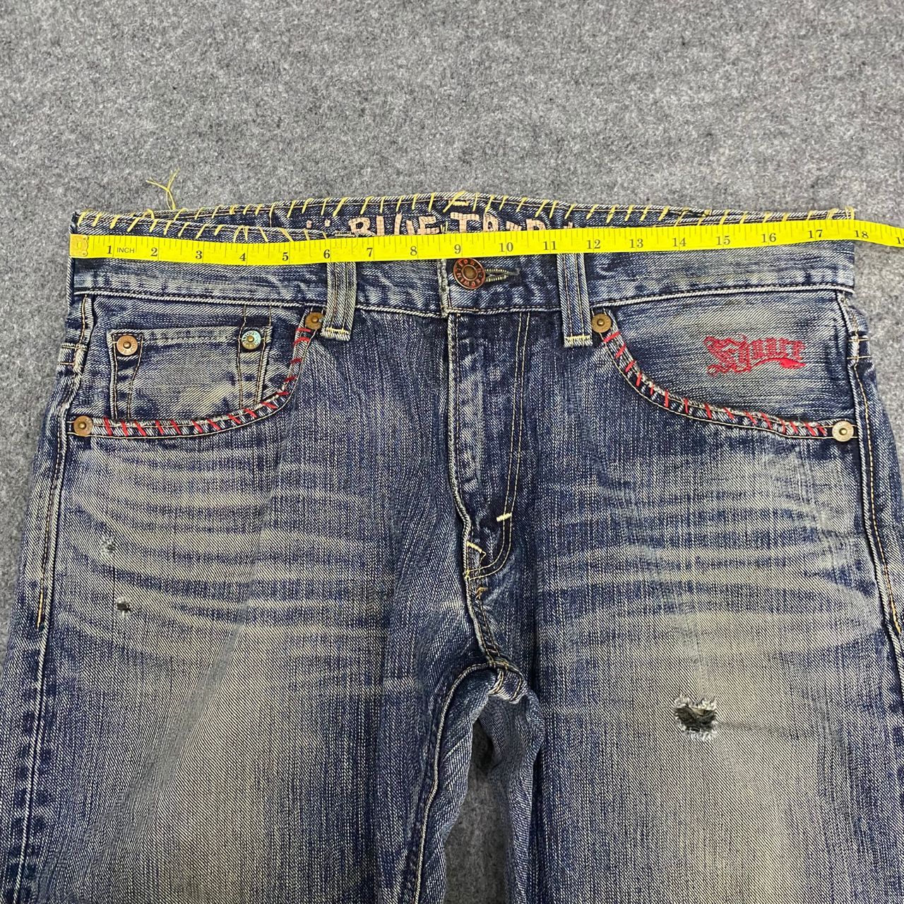 Edwin 💥Best Offer💥Vintage Edwin X Square Dark Distressed Denim Size US 36 / EU 52 - 4 Thumbnail