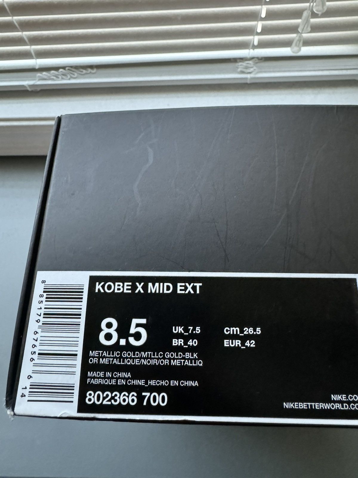 Nike NEED GONE ‼️ Nike Kobe 10 EXT “Liquid Gold” Size US 8.5 / EU 41-42 - 12 Thumbnail