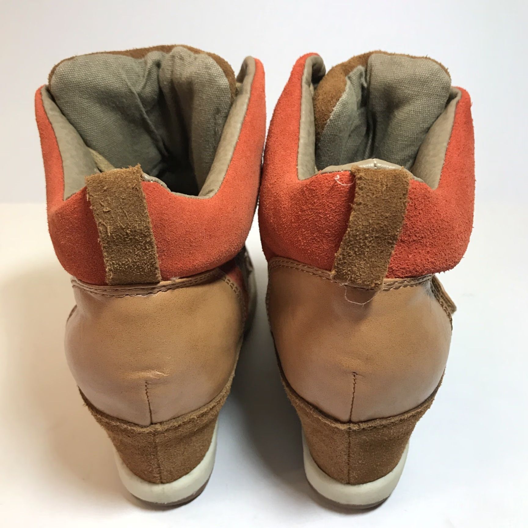 Vintage Zigi Soho Women’s Hi Top Wedge Leather Strap Suede Fashion Sneaker Sz 6.5 Size M / US 6-8 / IT 42-44 - 5 Thumbnail