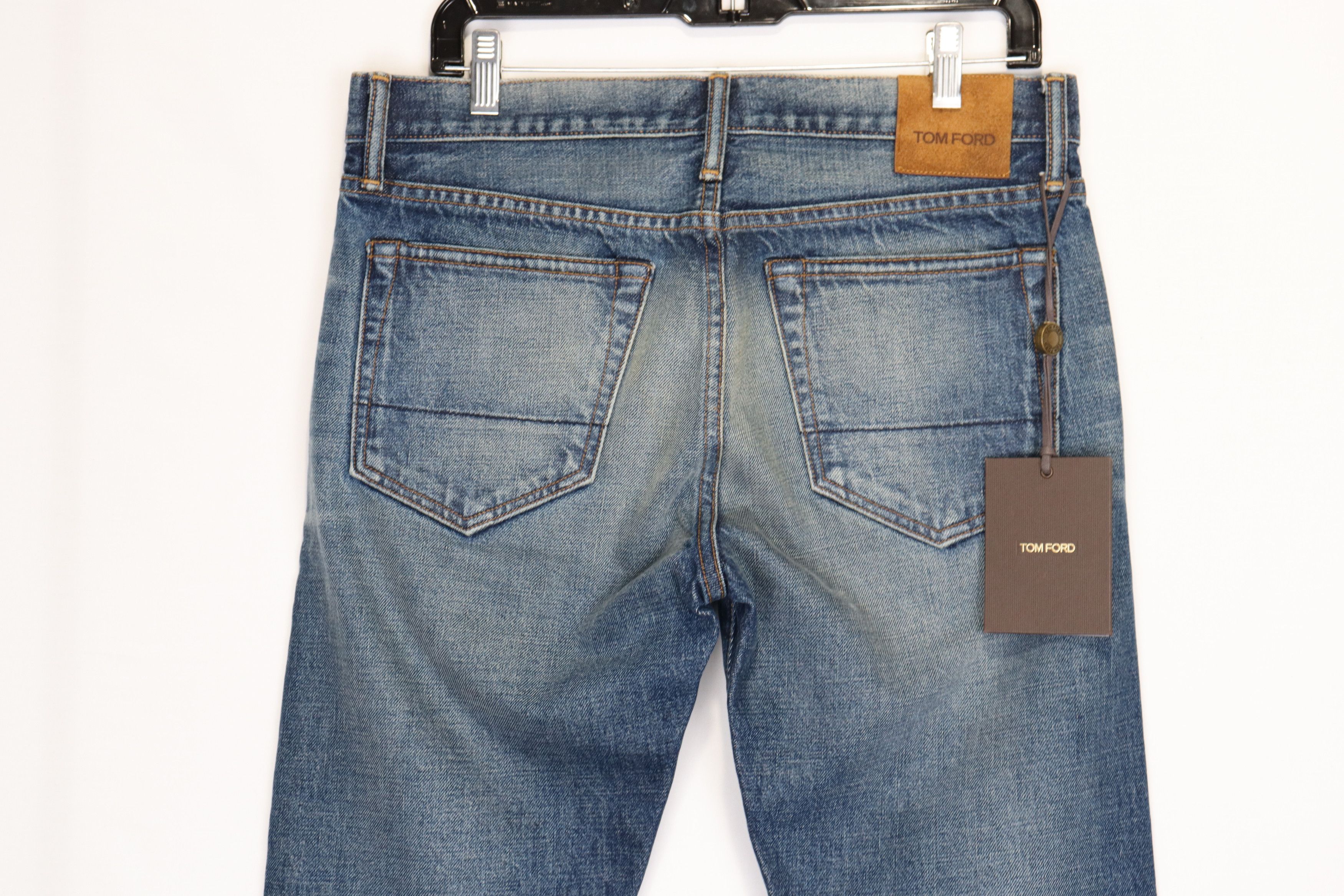 Tom Ford o1rshd1 Slim Fit Denim in Blue Size US 32 / EU 48 - 2 Thumbnail