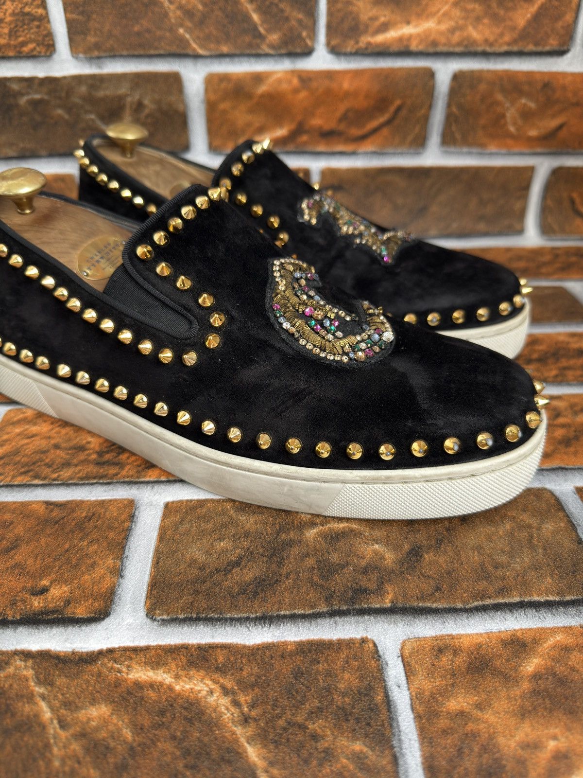 Christian Louboutin Spike boat flats Size US 10.5 / EU 43-44 - 3 Thumbnail