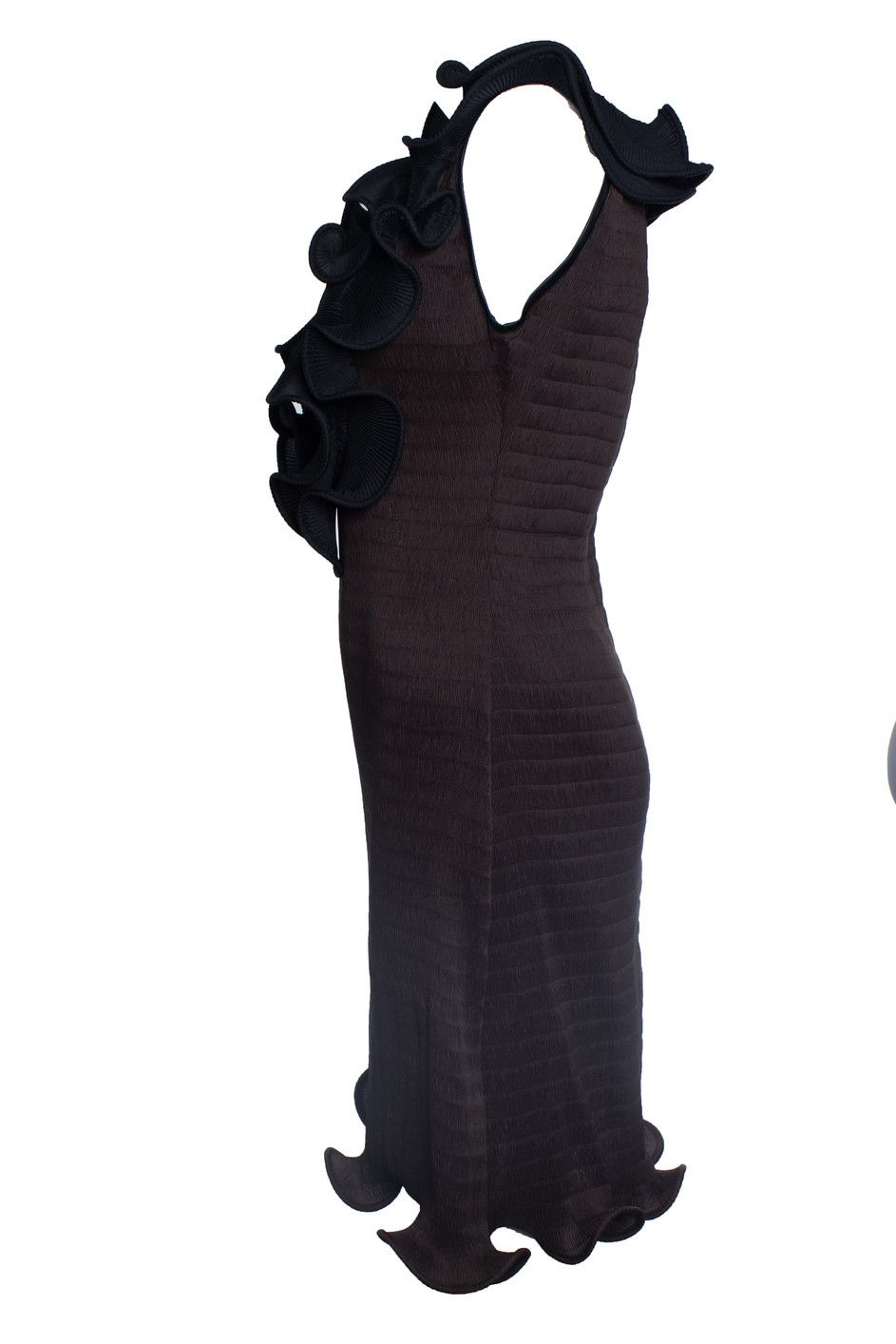 Other Arrey Kono, Ruffled and pleated midi dress Size M / US 6-8 / IT 42-44 - 4 Thumbnail