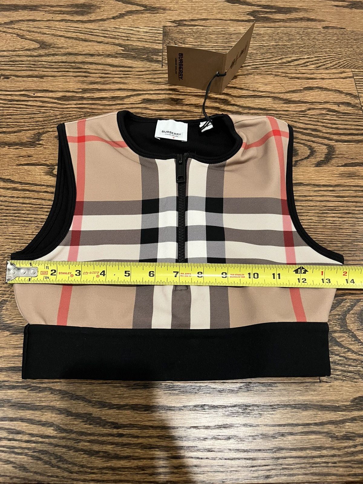 Burberry Burberry Check Stretch Jersey Bra Top Size XS / US 0-2 / IT 36-38 - 10 Thumbnail