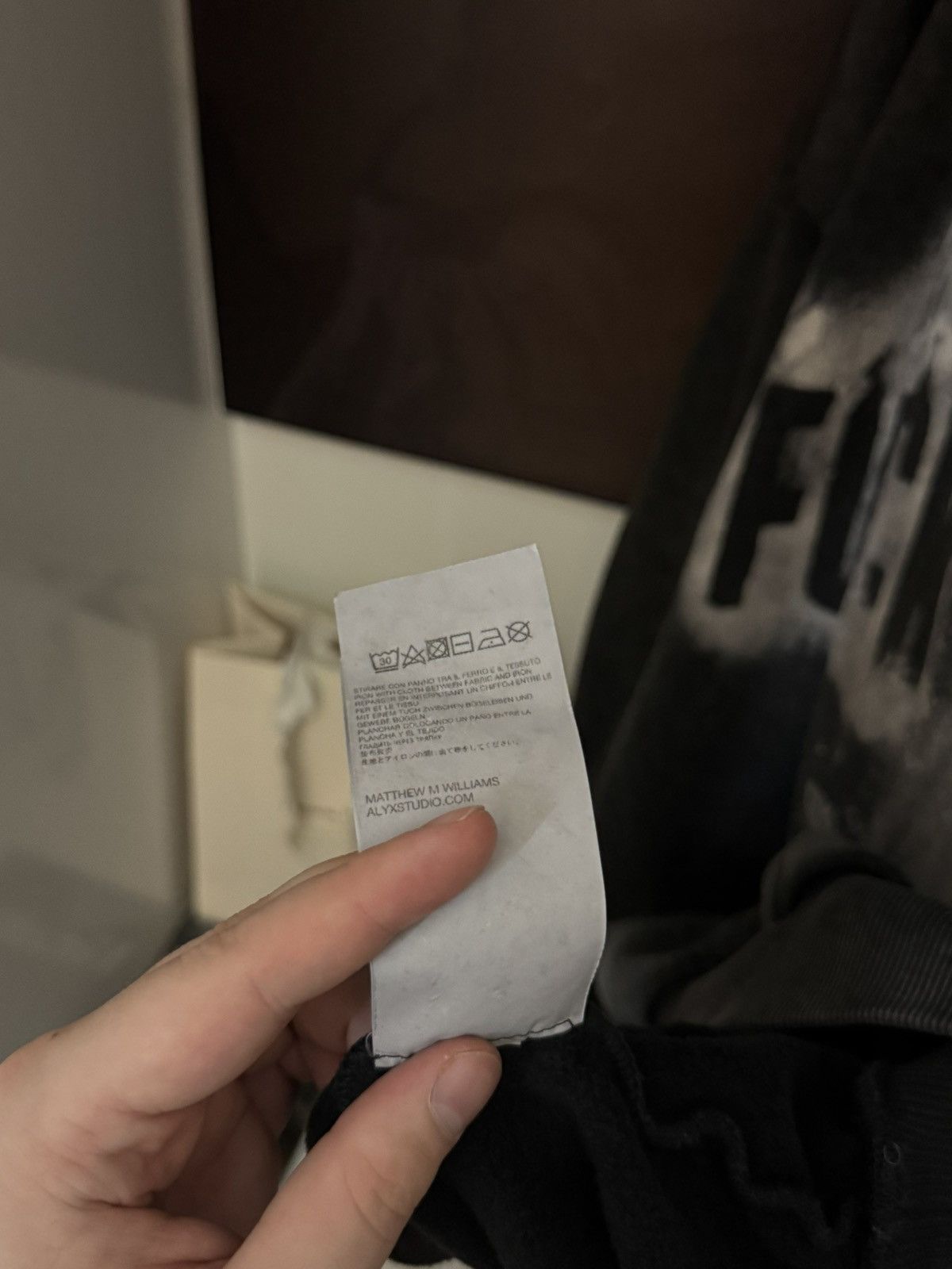 1017 ALYX 9SM ✅Alyx oversized fuck it grey hoodie Size US M / EU 48-50 / 2 - 8 Thumbnail