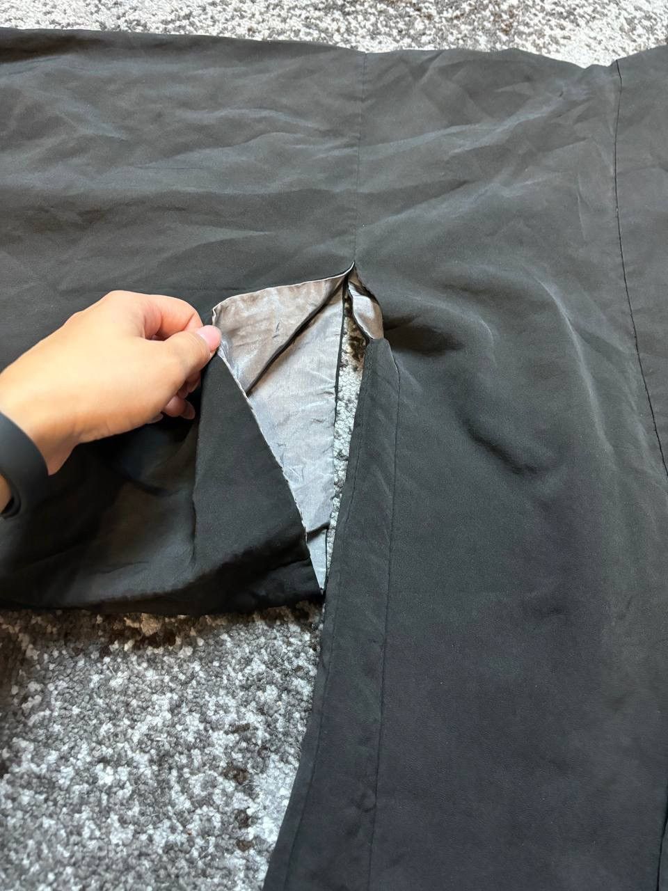 Japanese Brand × Vintage Vintage Y2K BLACK HAORI "aka" Kimono giapponese Size 38L - 6 Thumbnail