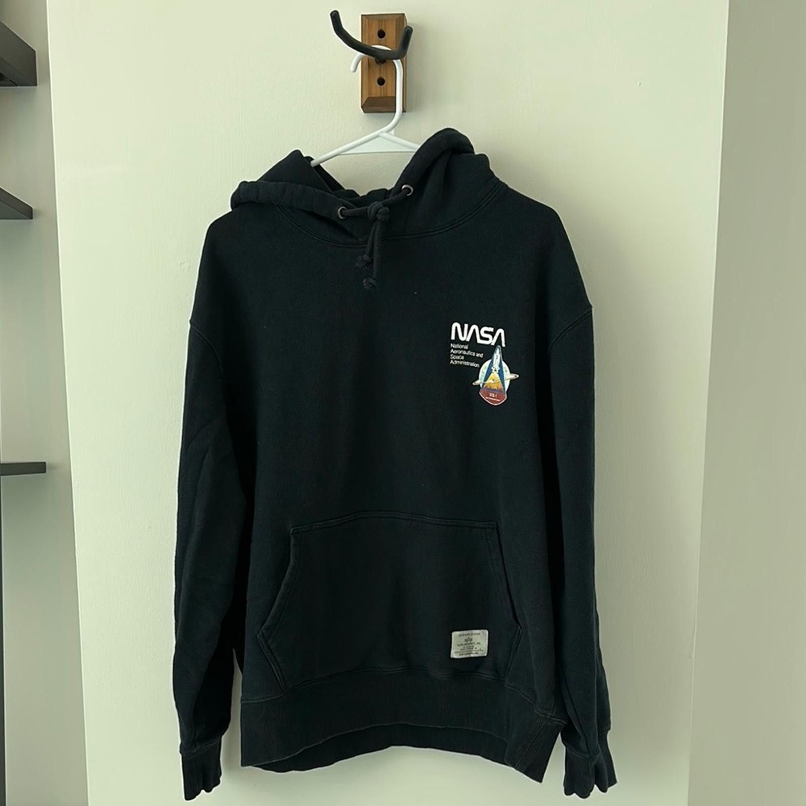Alpha Industries Alpha Industries Navy Hoodie Sweatshirt Size US L / EU 52-54 / 3 - 1 Thumbnail